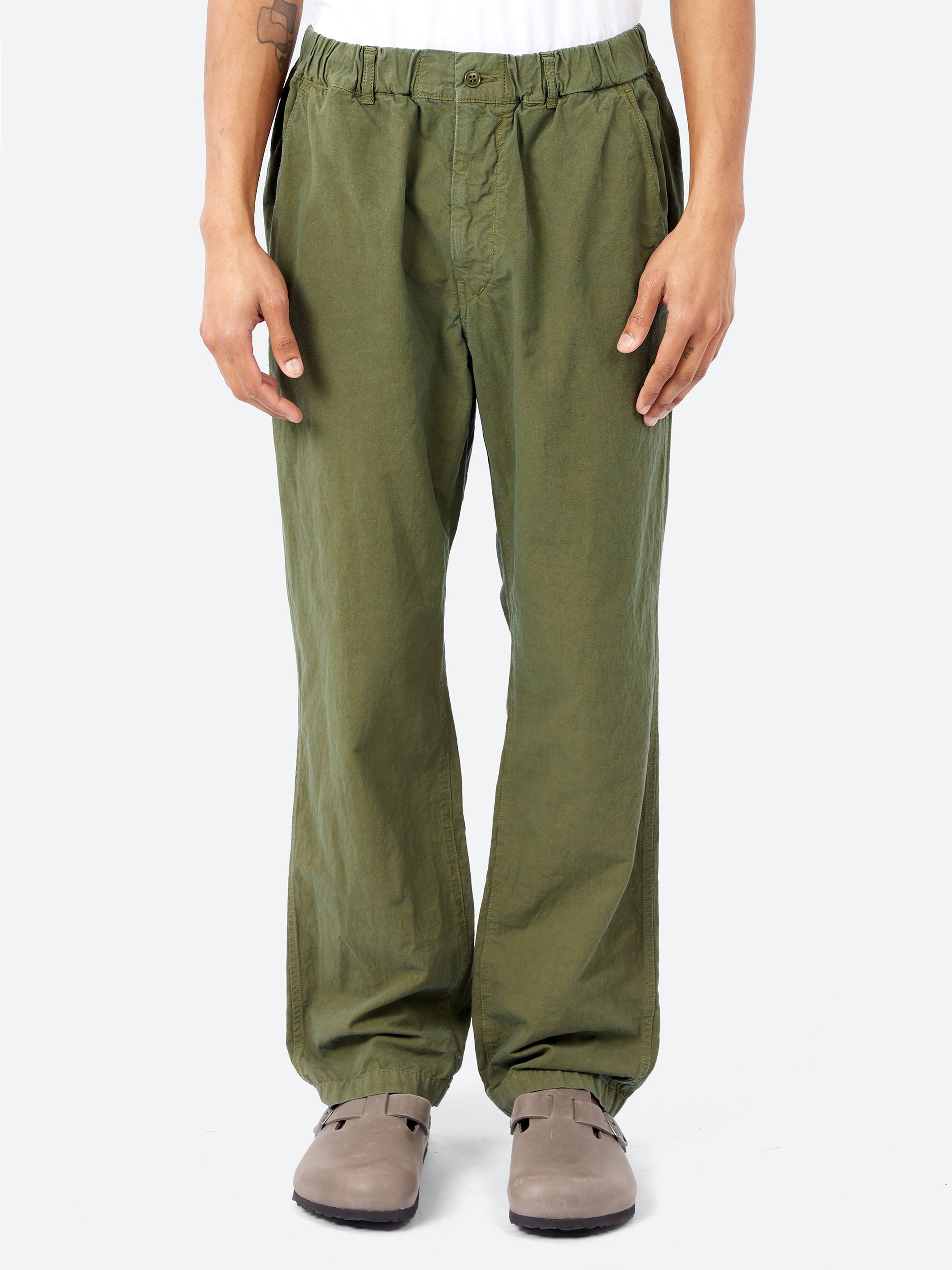 Cotton Hemp Weather Tapered Pants