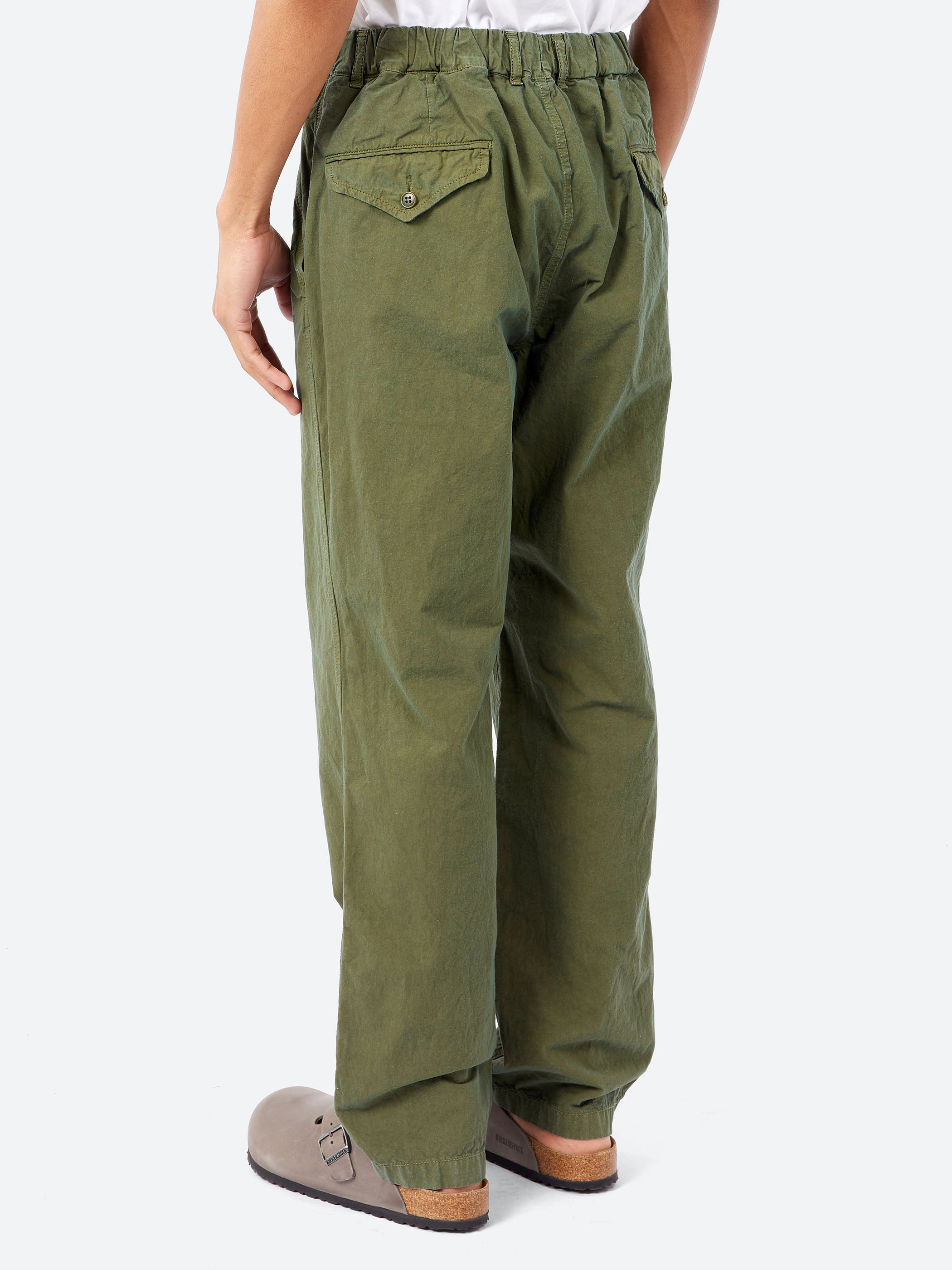 Cotton Hemp Weather Tapered Pants
