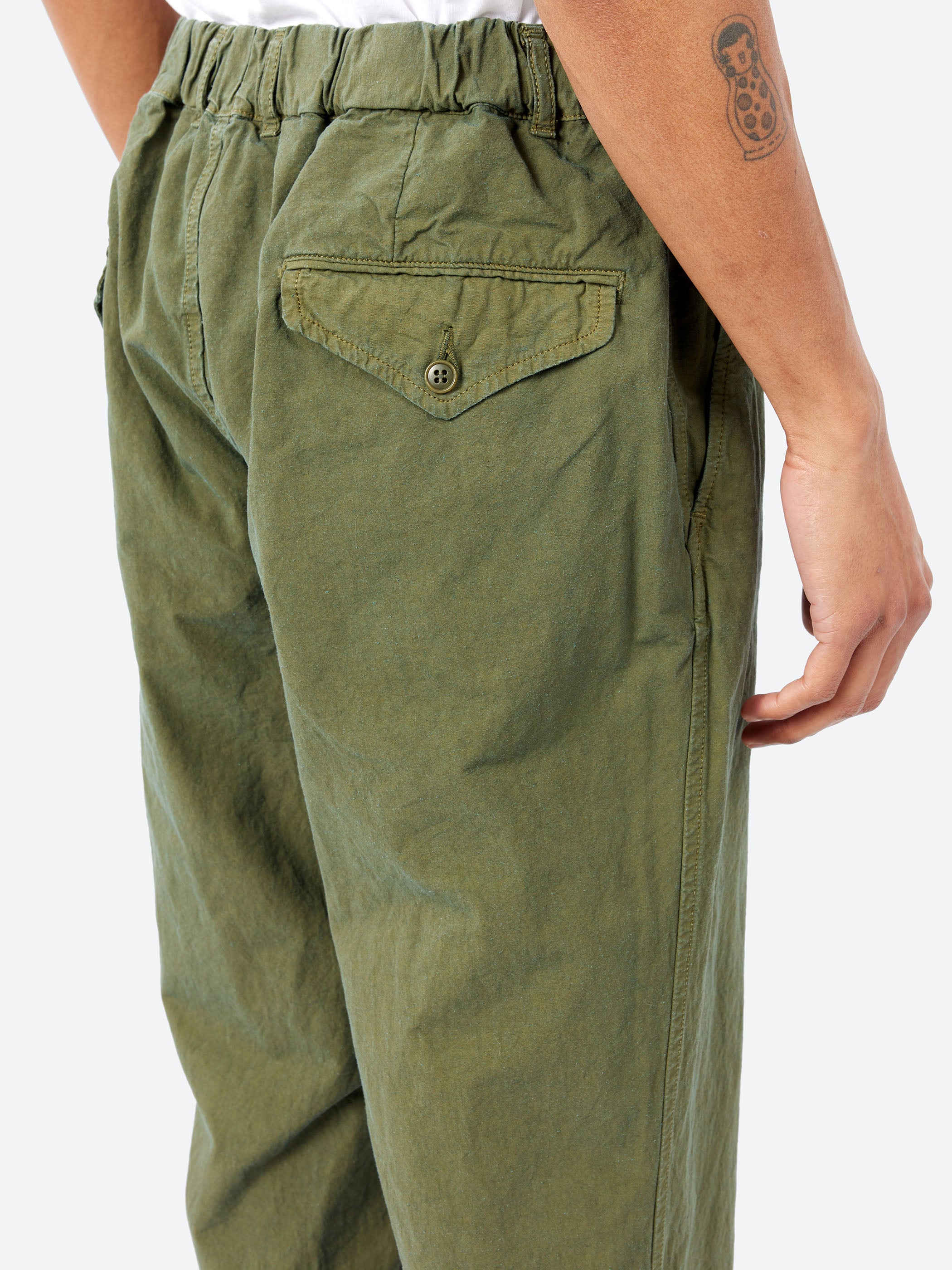 Cotton Hemp Weather Tapered Pants