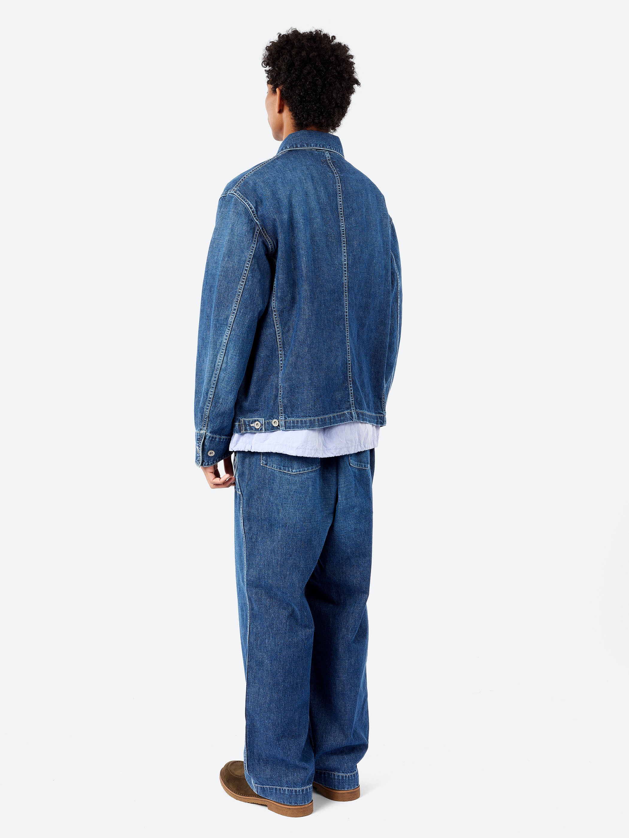 Sage de Cret - 11 oz Denim Short Coverall Jacket in Navy – gravitypope