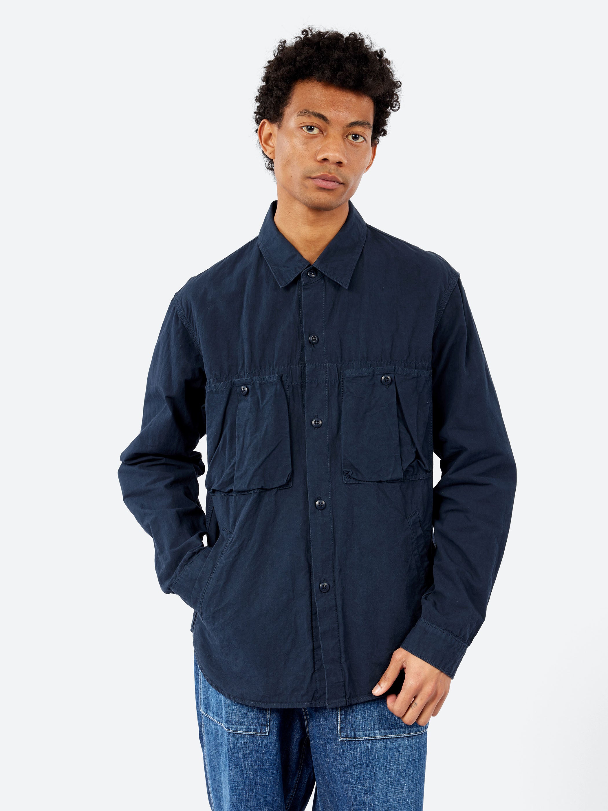 Cotton Hemp Weather Work Shirt Jacket
