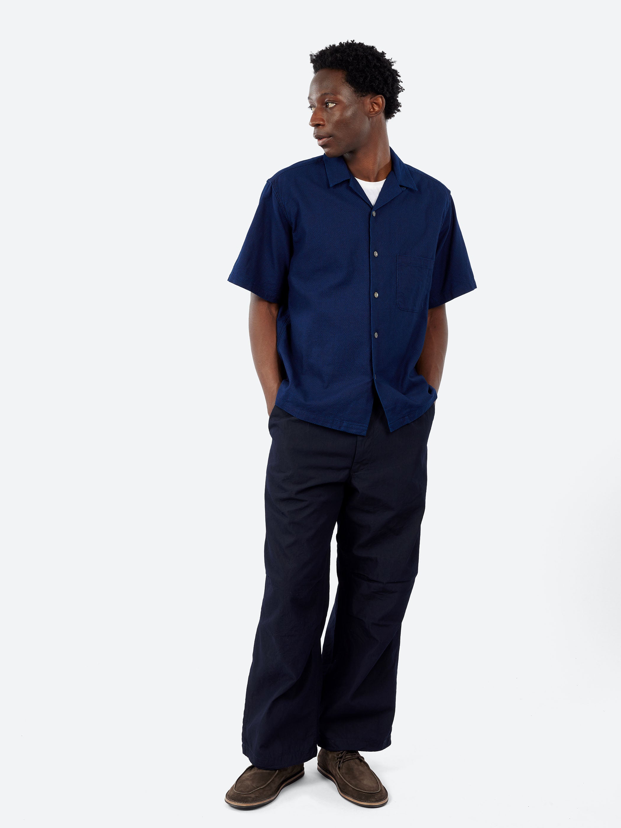 F.O.B. Factory - Chambray B.D. Shirt in Blue – gravitypope