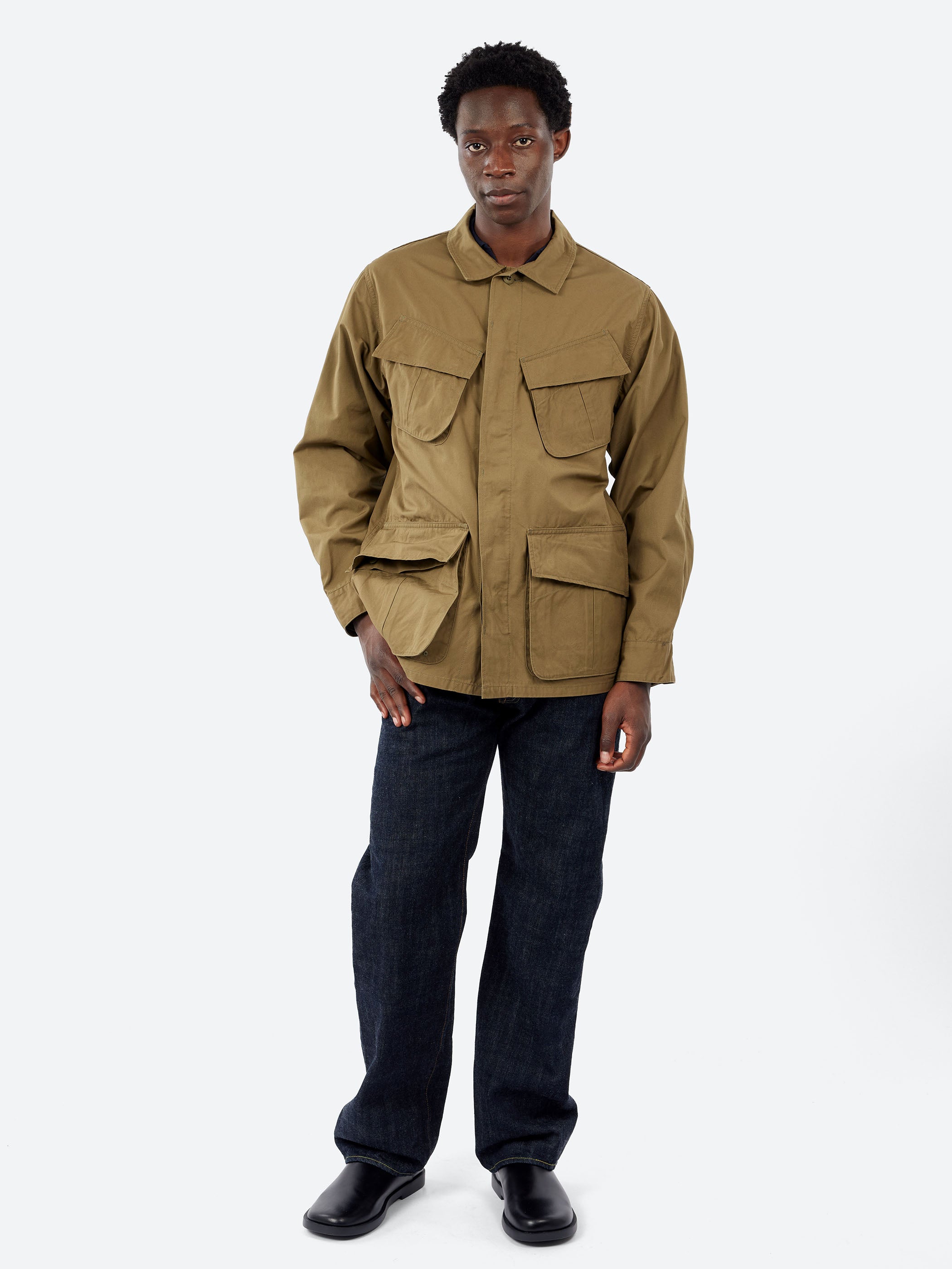 F.O.B. Factory - Jungle Fatigue Jacket in Olive – gravitypope