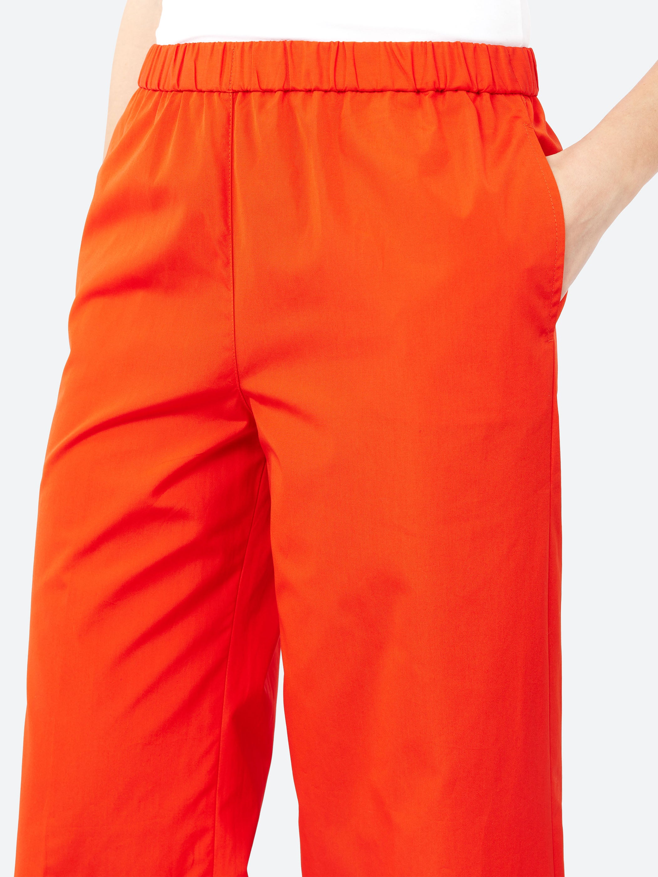 Cotton Poplin Pants