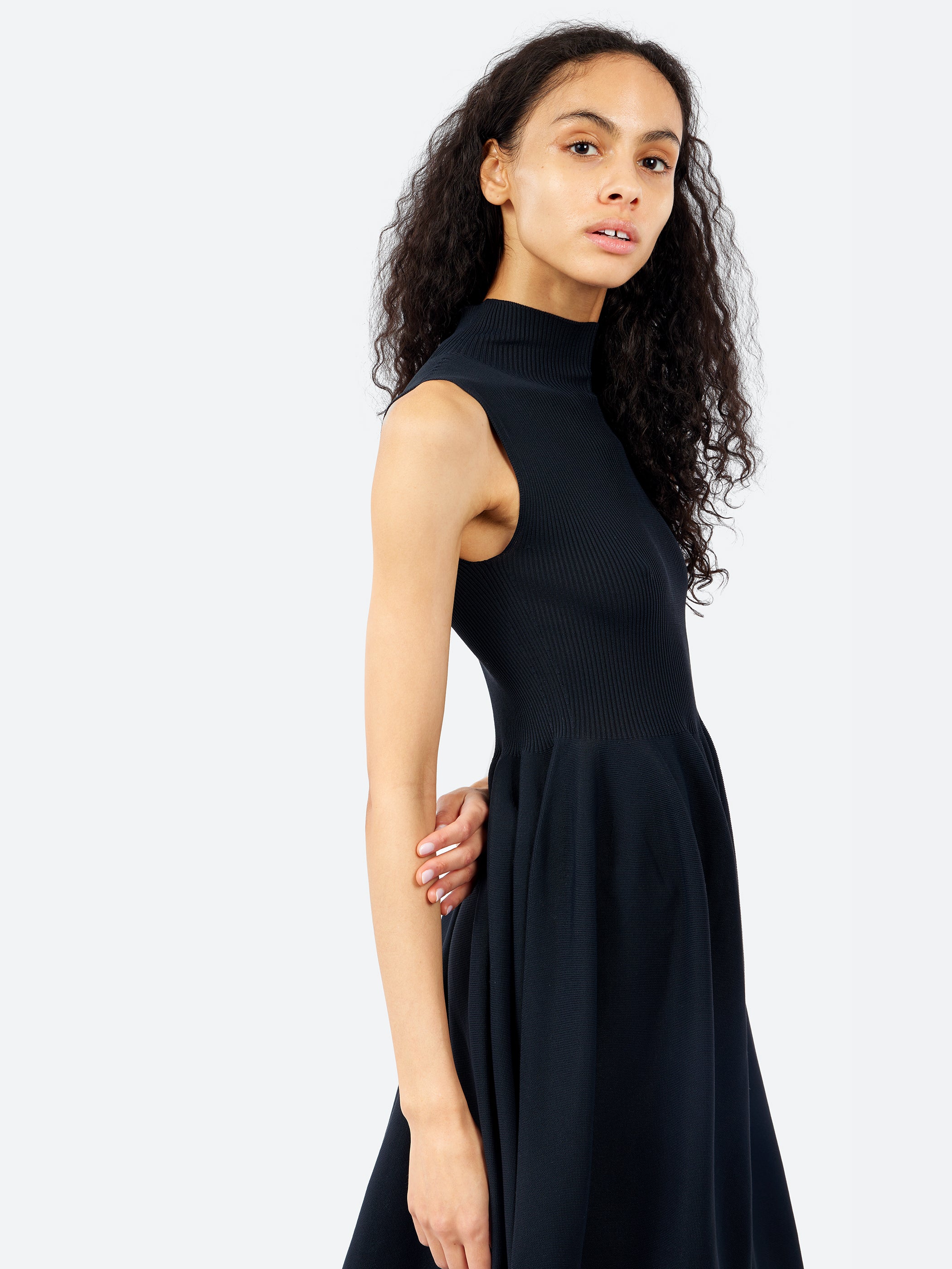 CFCL - Rivulet Sleeveless Eyelet Dress in Black – gravitypope
