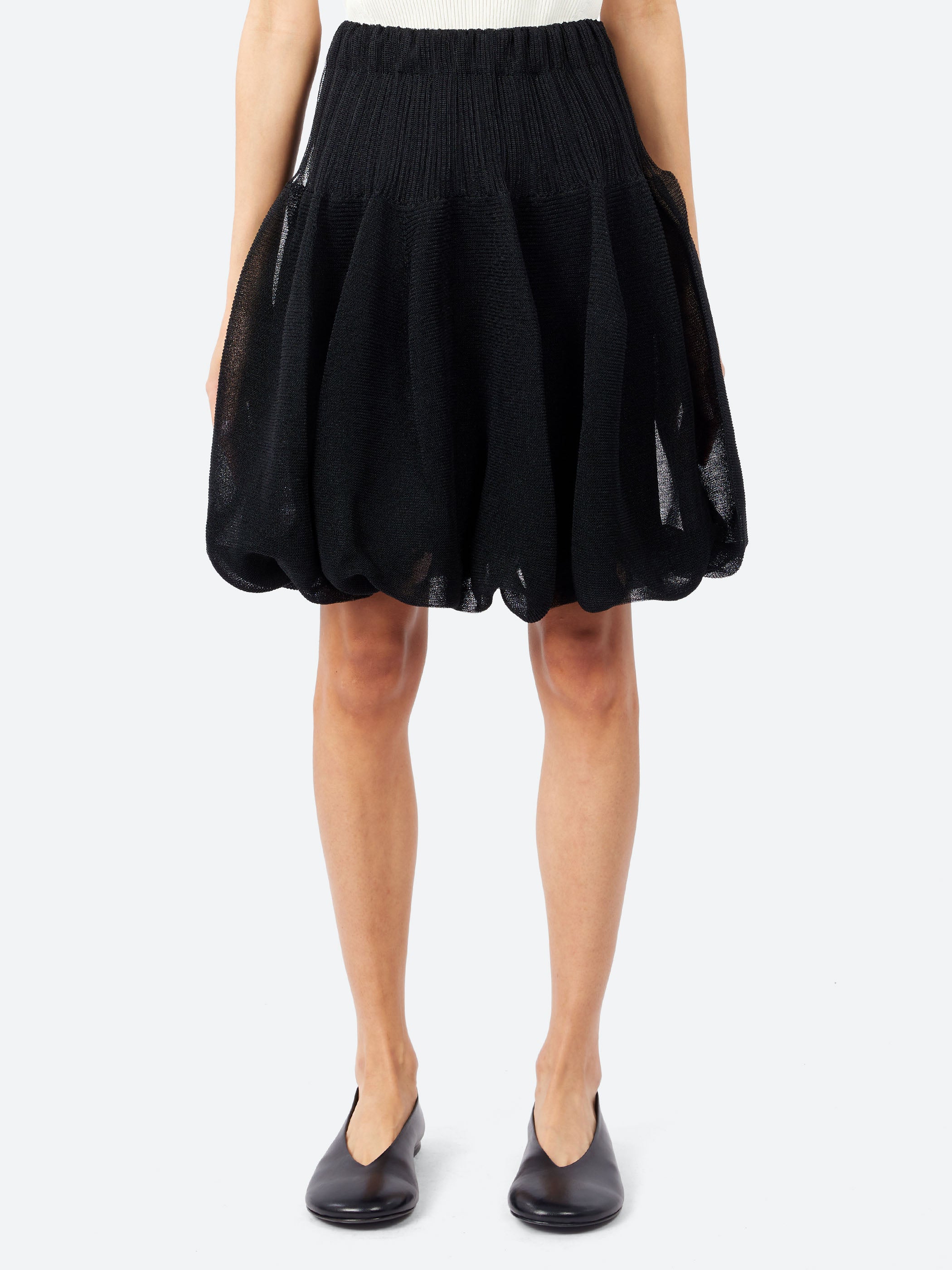 Overwrapped Pottery Mini Skirt