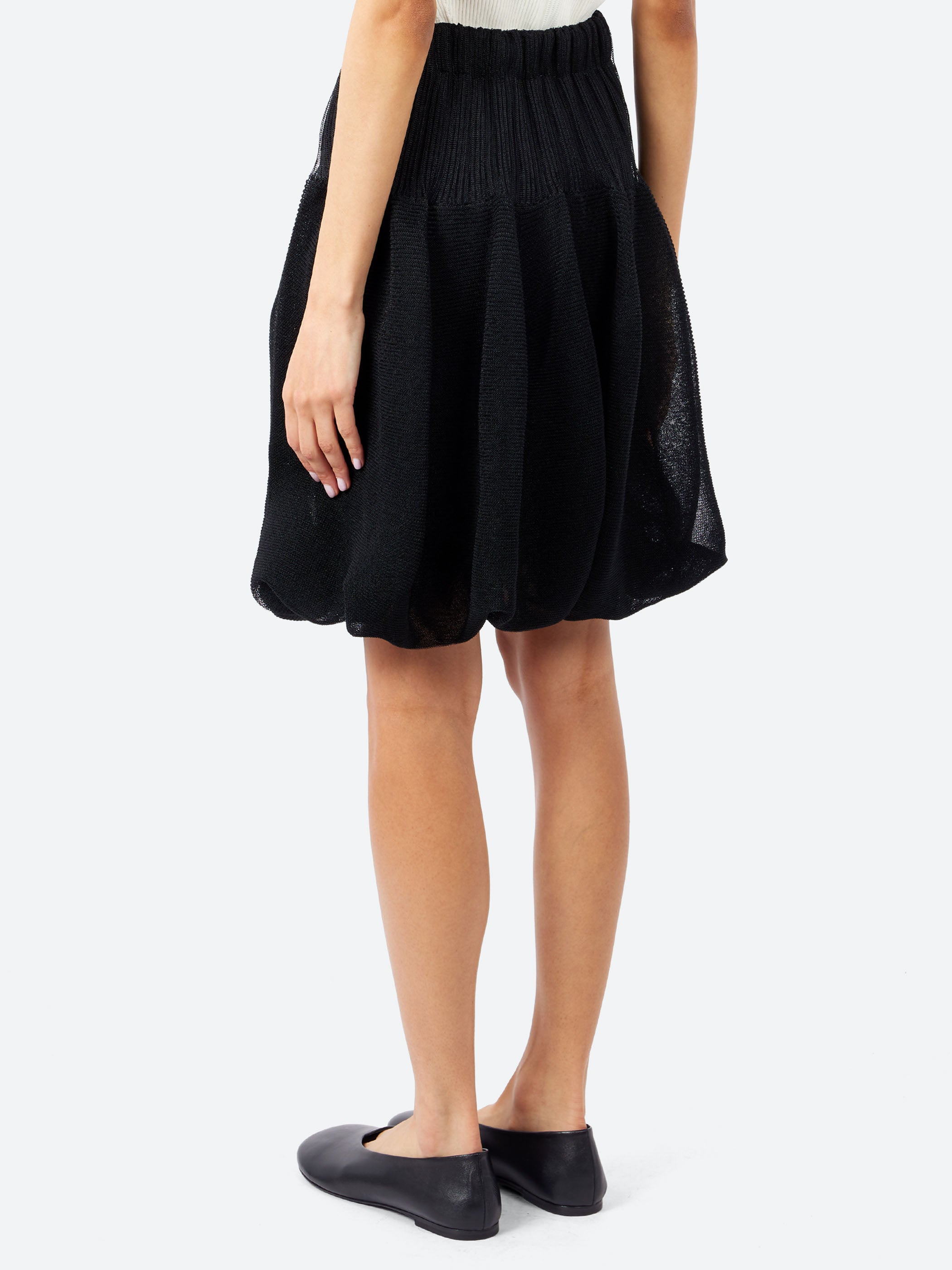 【美品】CFCL POTTERY SKIRT ブラック POTTERY REEF LUXE SKIRT