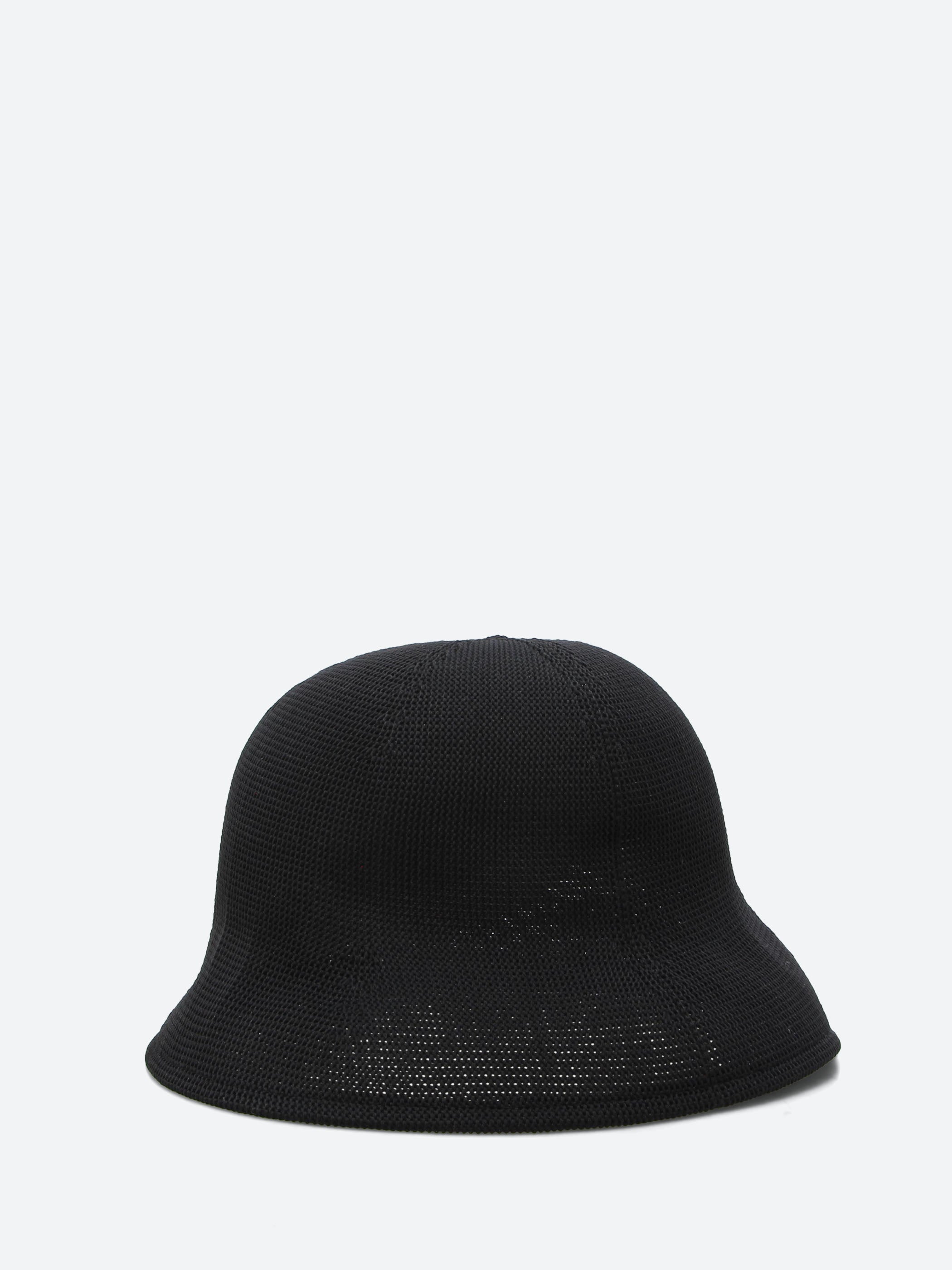 Mesh Knit Asymmetric Hat