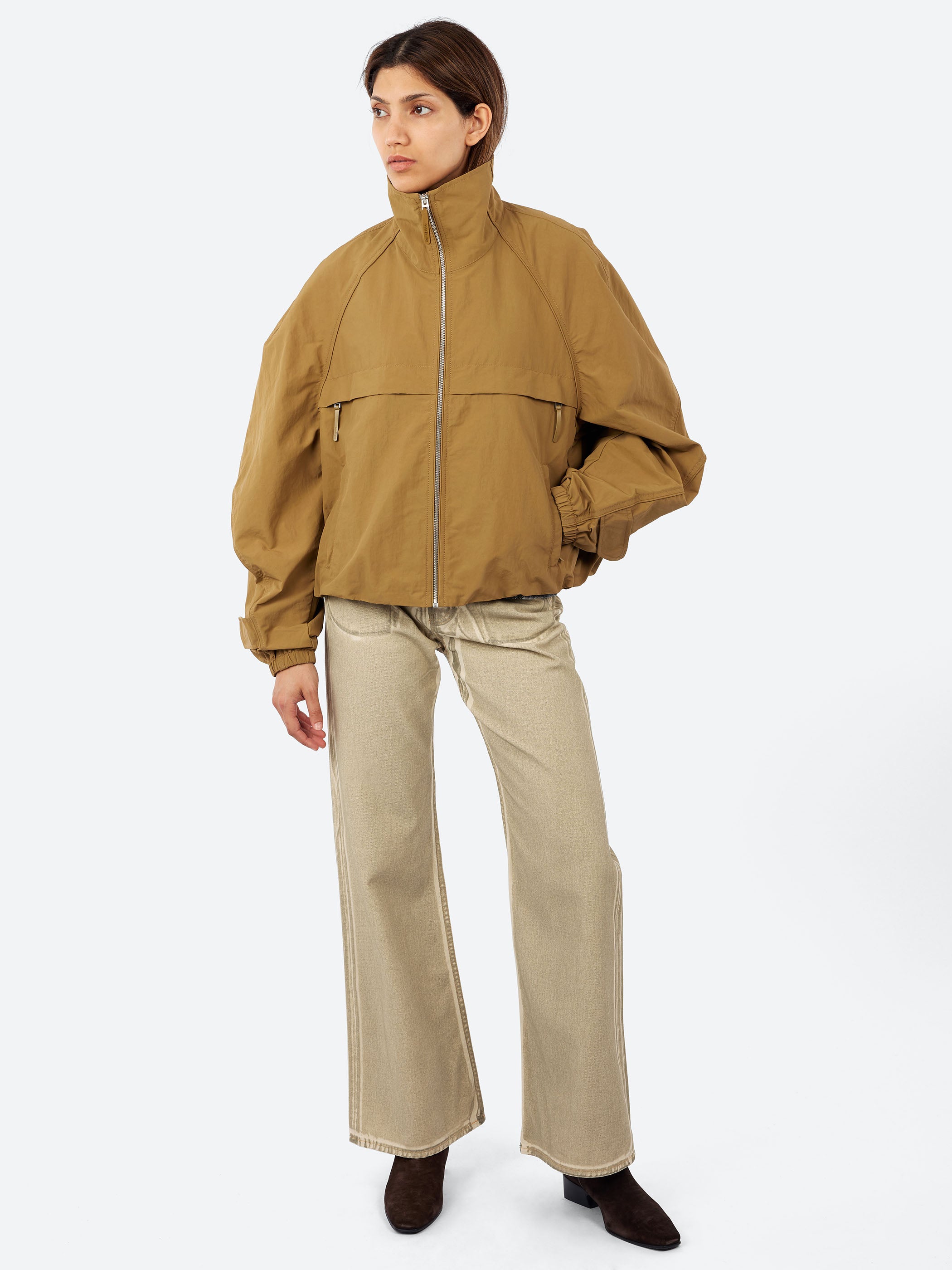 Nylon Logo Jacket