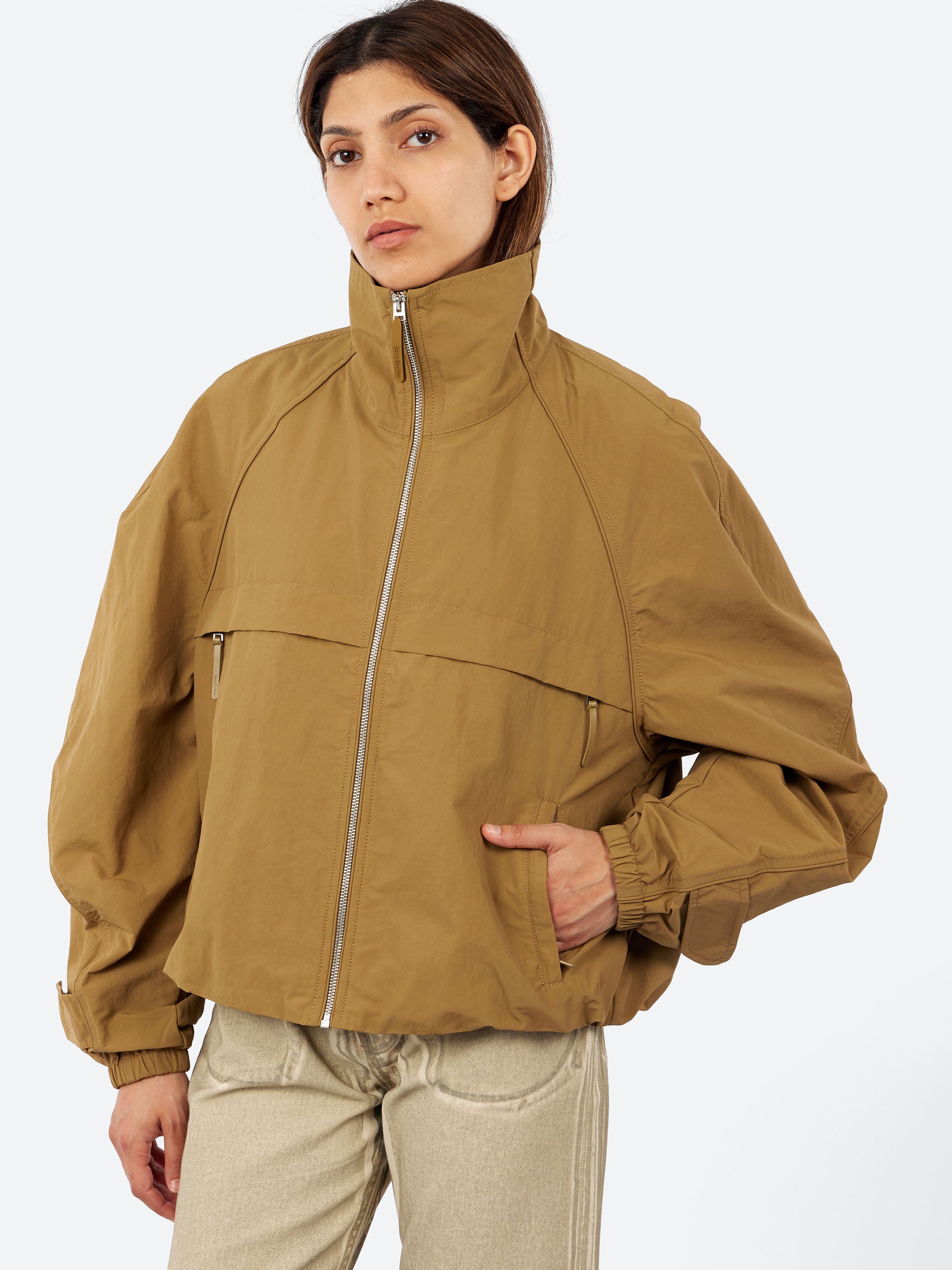 Nylon Logo Jacket