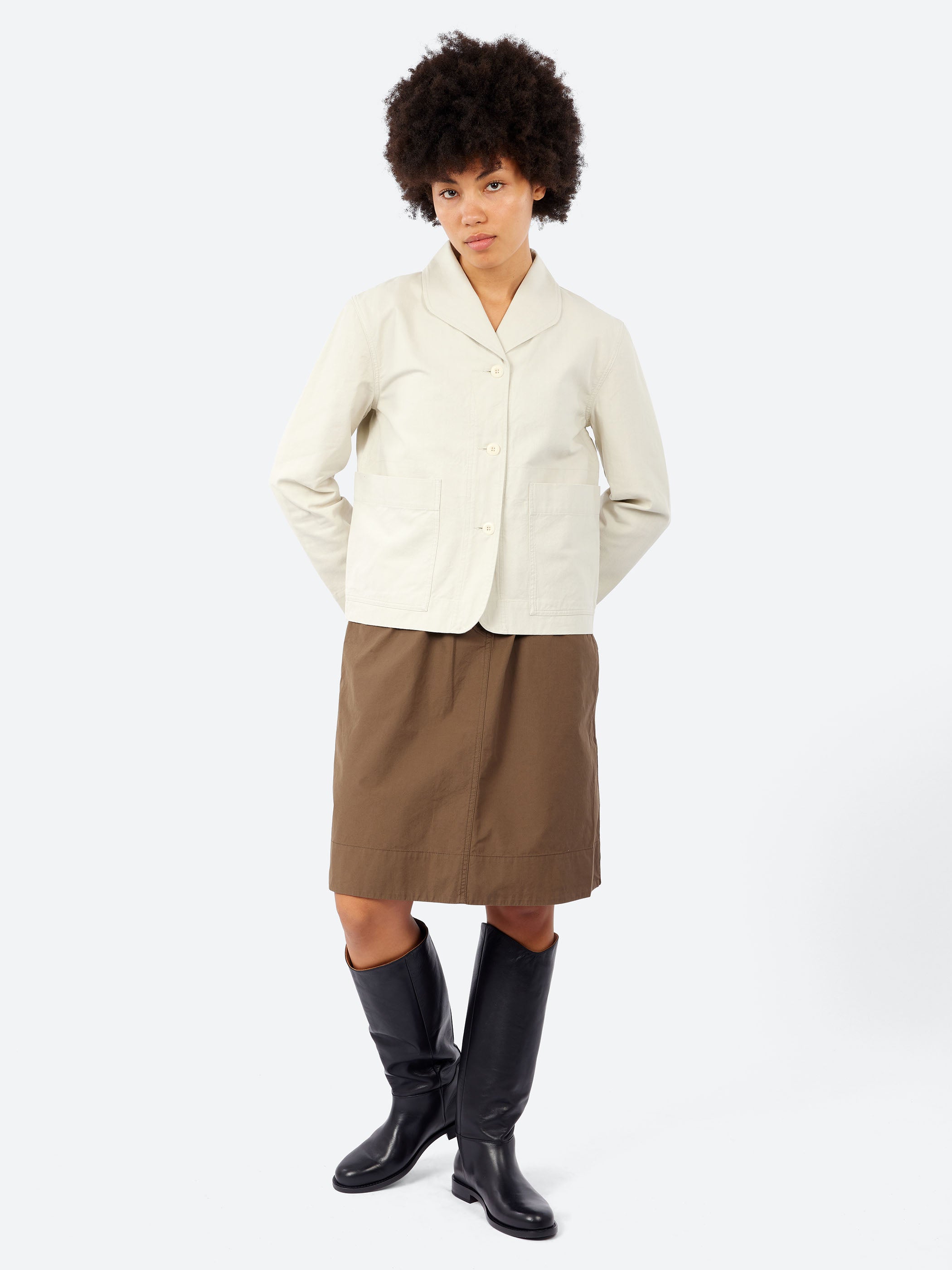 Margaret Howell - MHL. Field Jacket in Chalk – gravitypope
