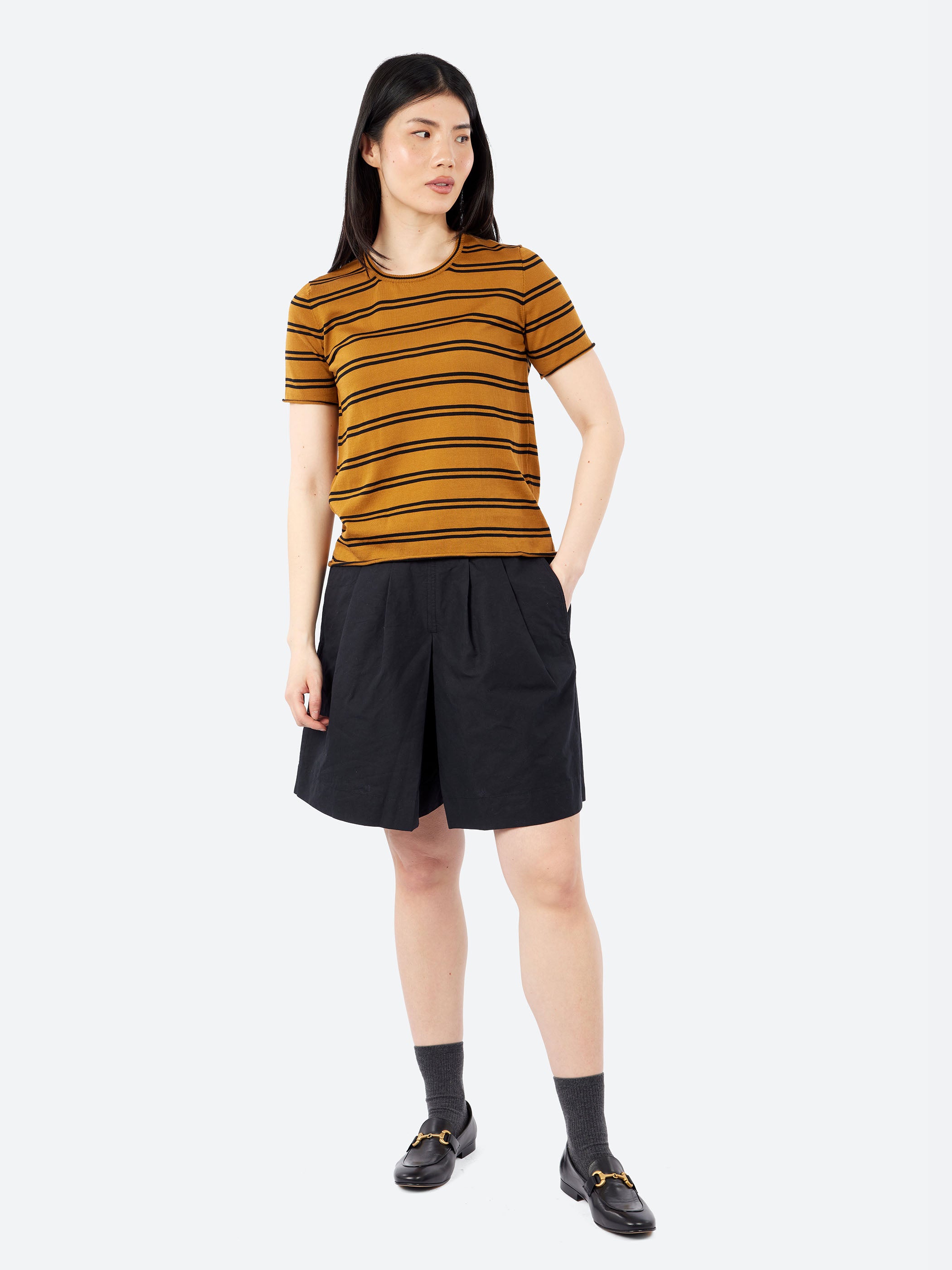 MHL Pleated Shorts