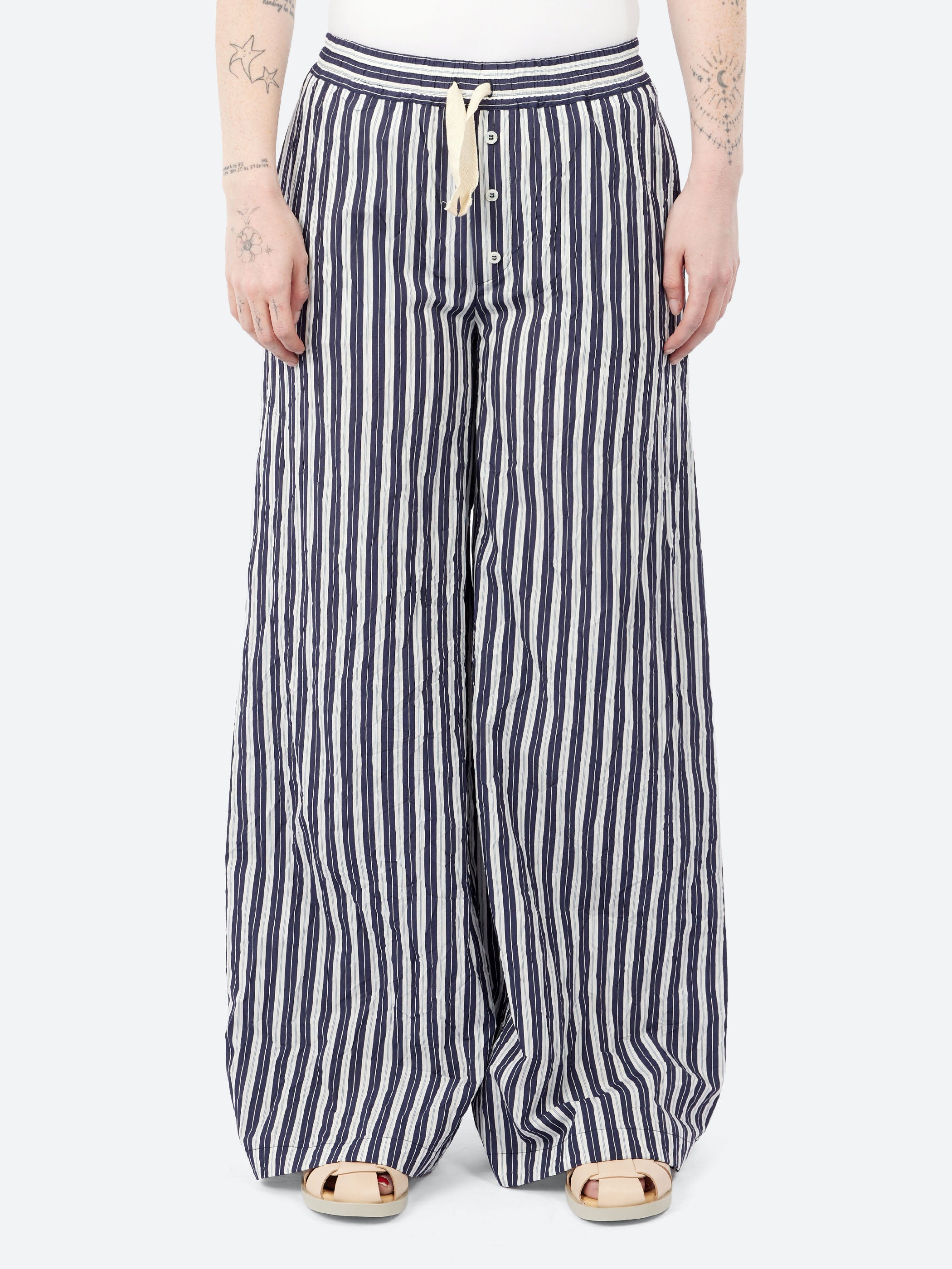 Oversized Crinkled Trousers