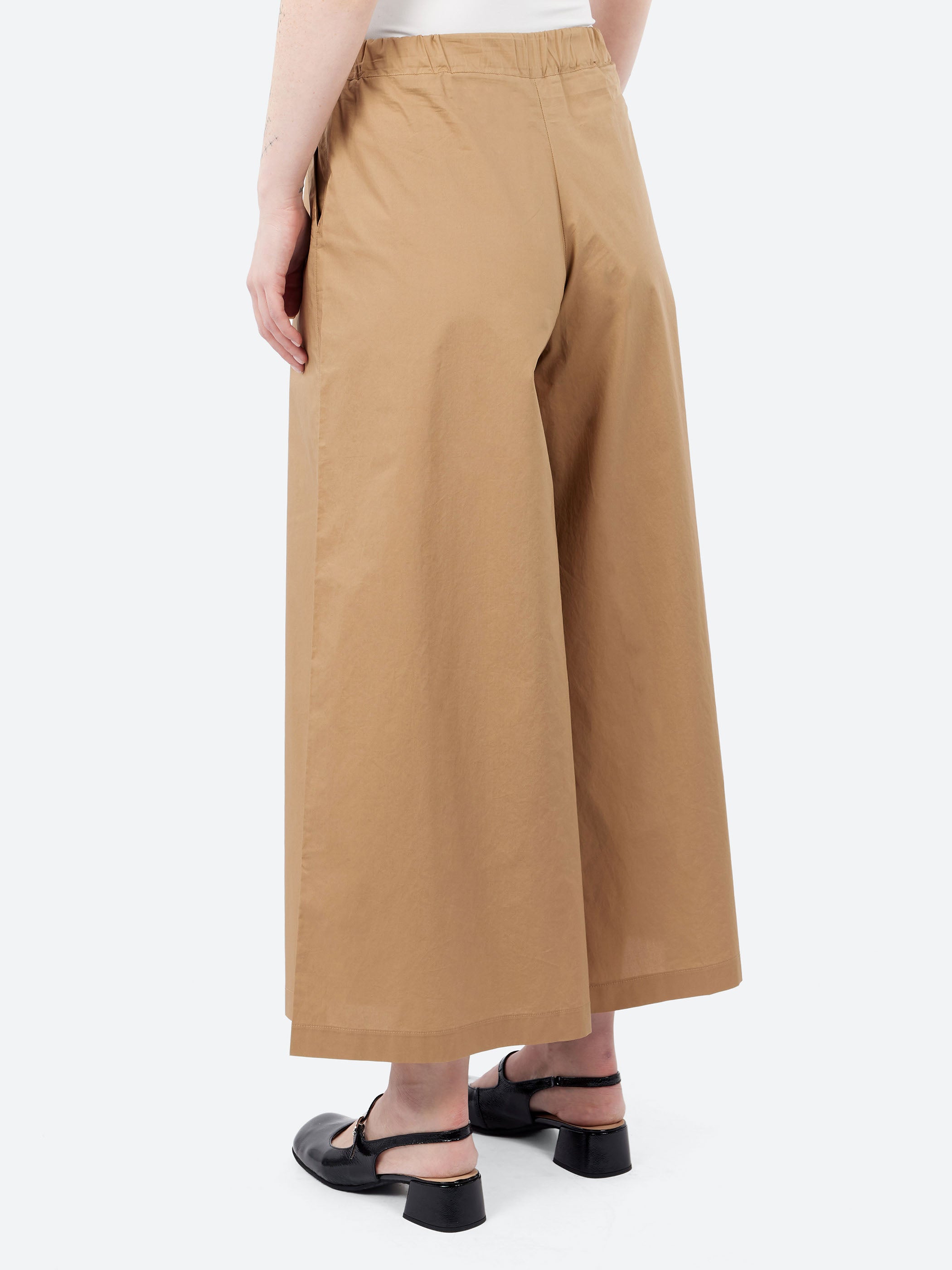 Wide Cropped Trousers