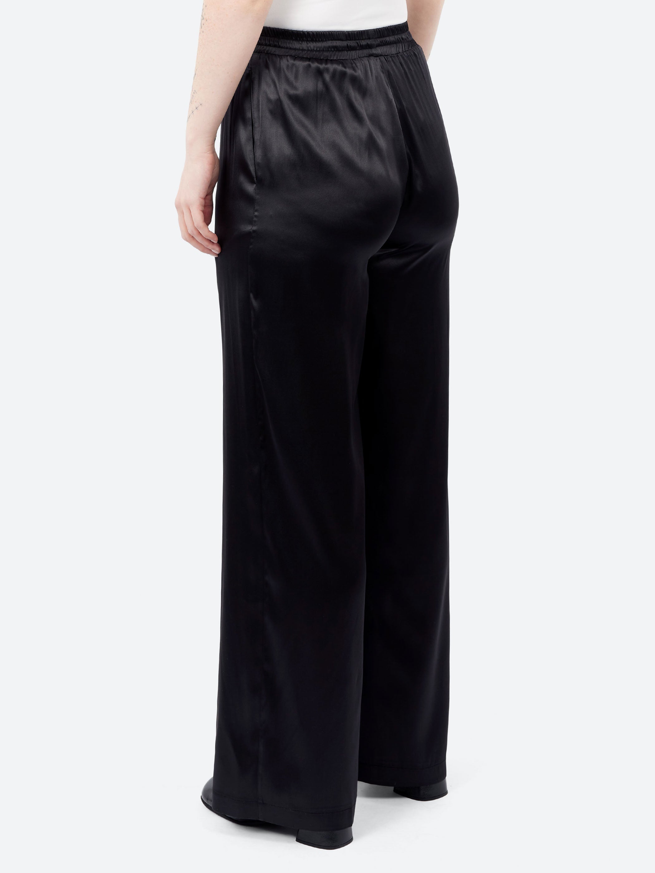 Wide Silk Trousers