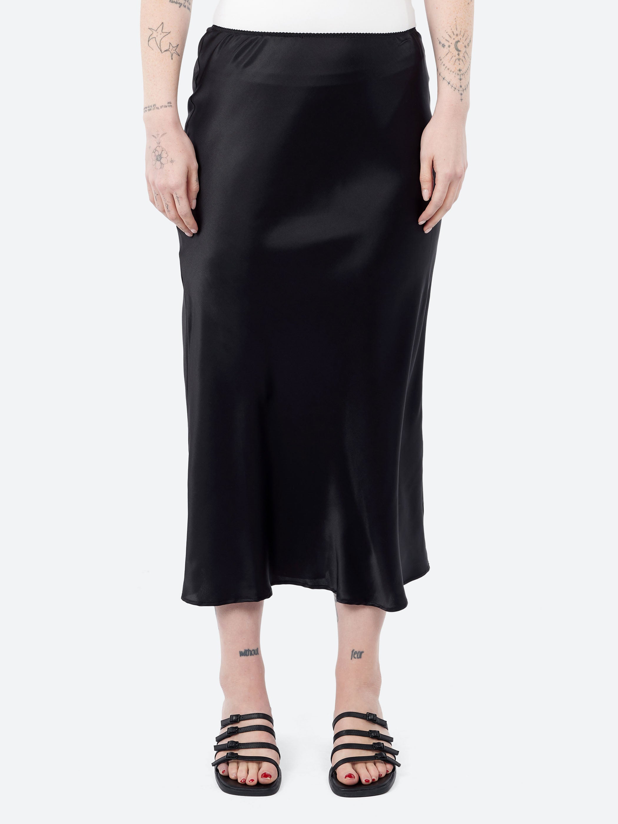 Silk Longuette Skirt