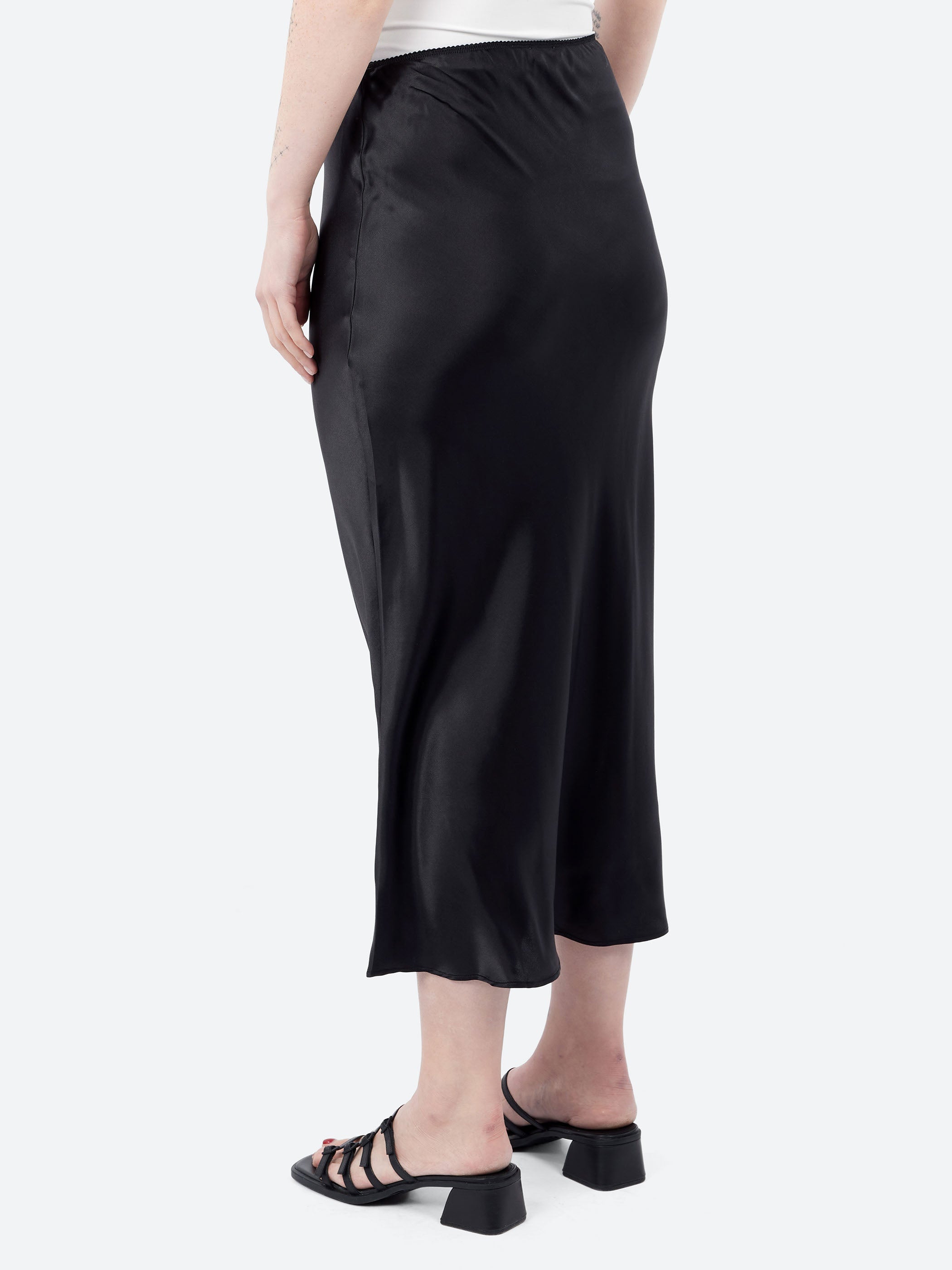 Silk Longuette Skirt