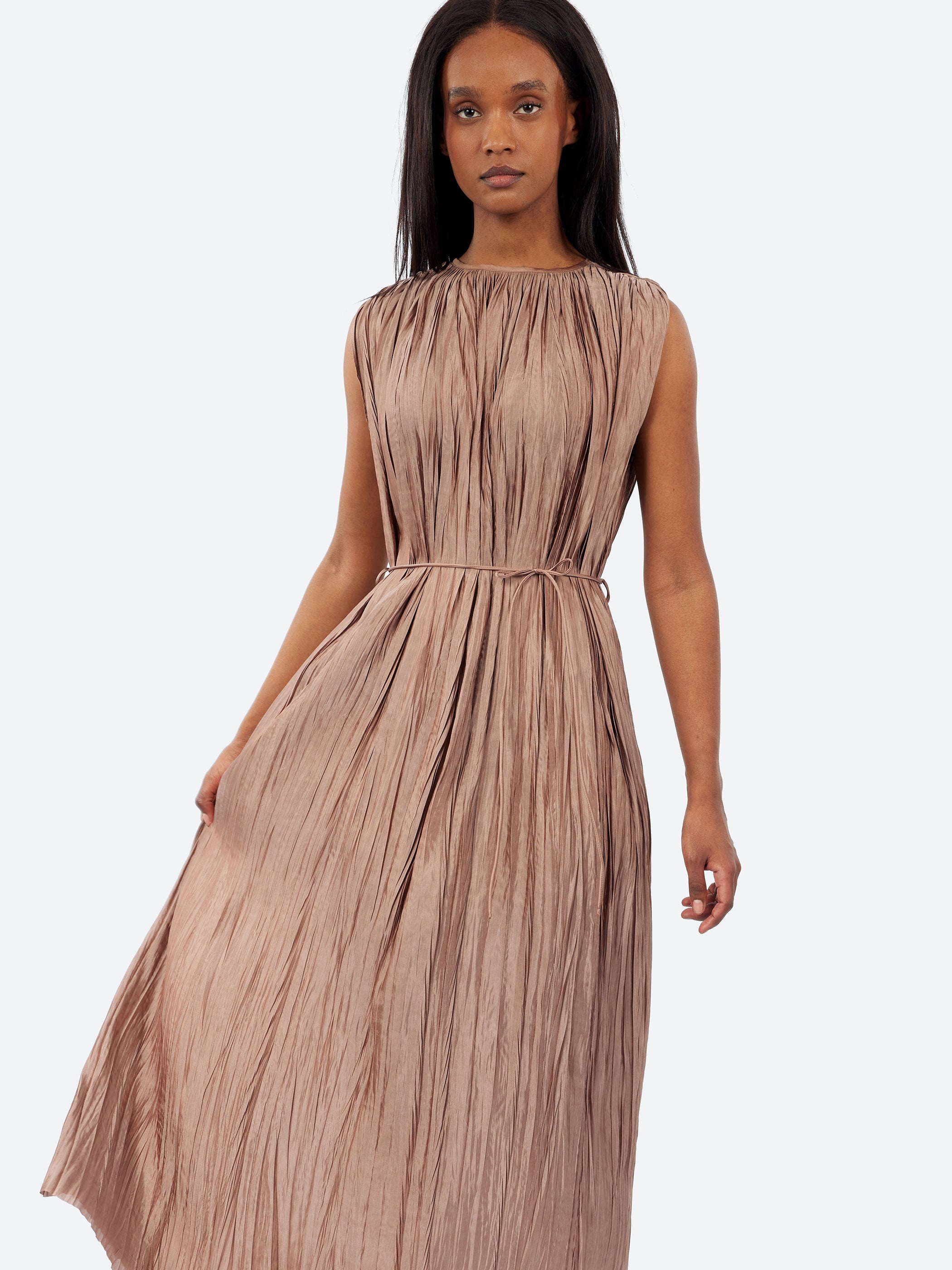 Plissé Dress