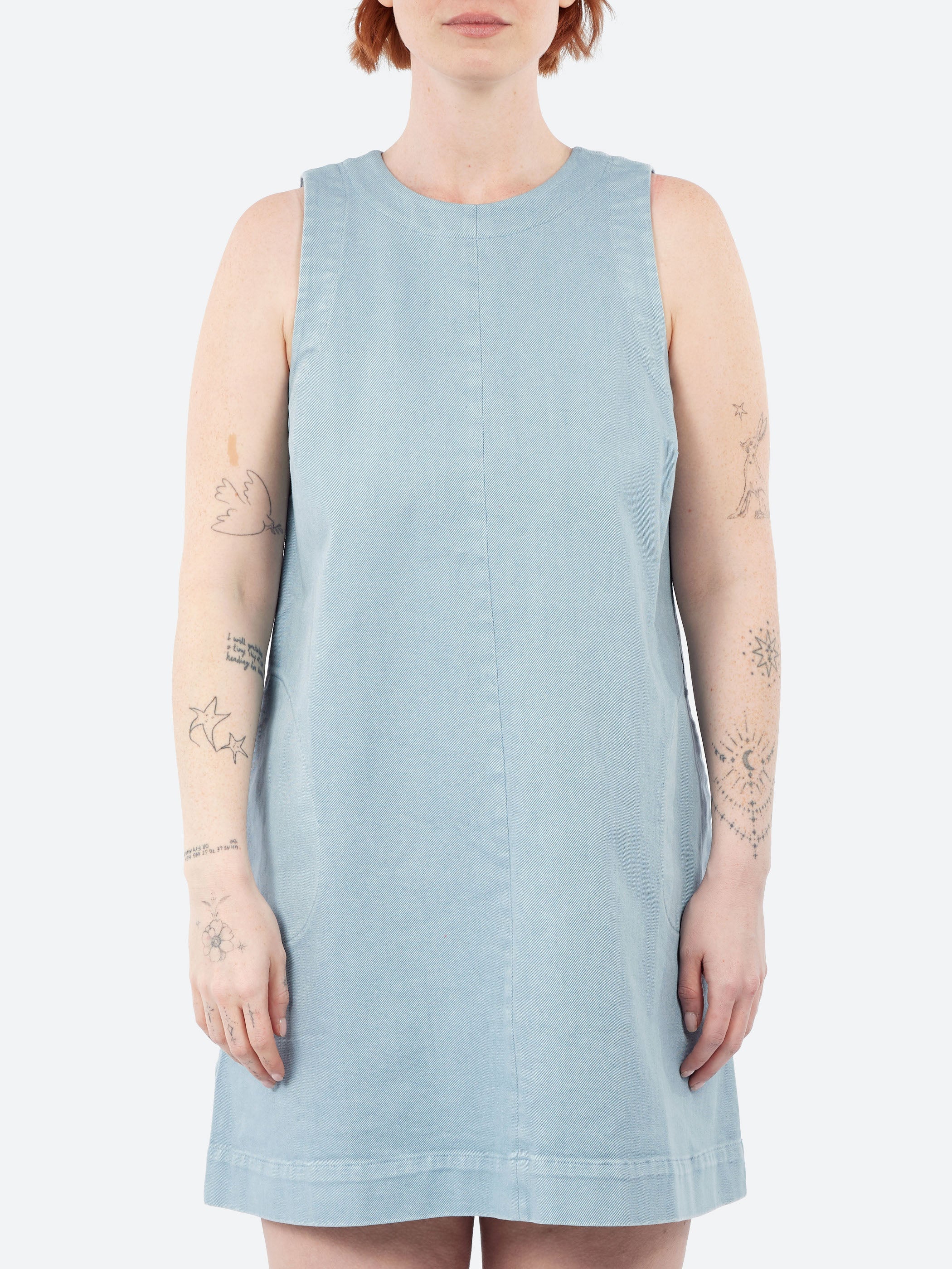 Denim Shift Dress