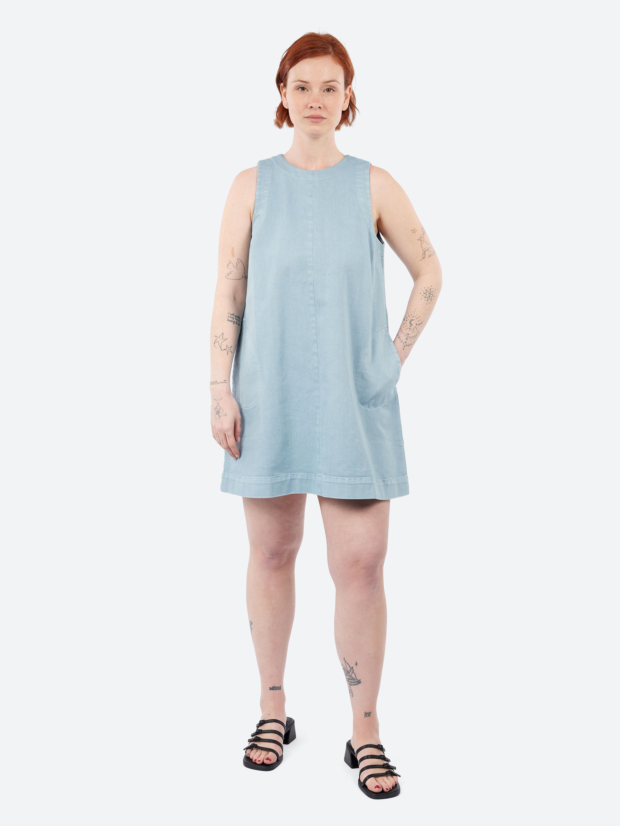 Denim Shift Dress