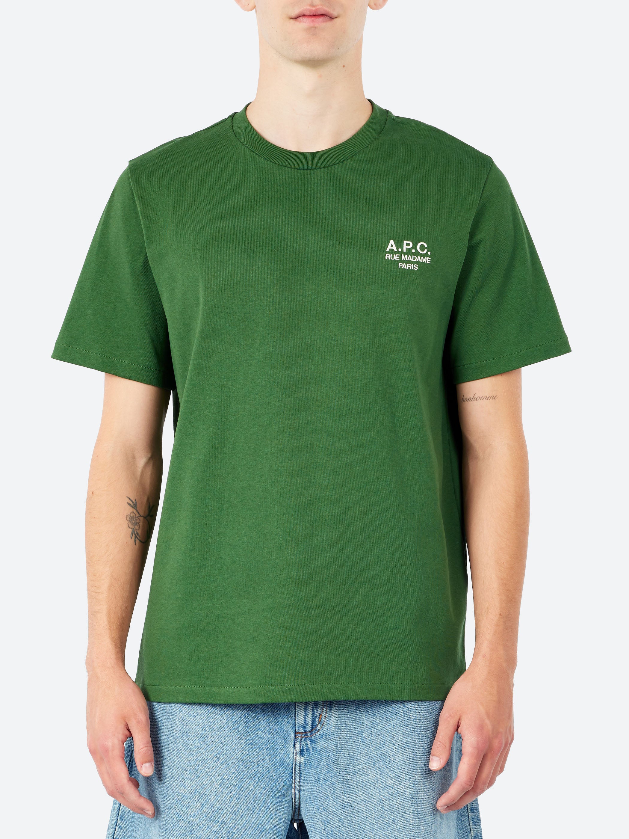 A.P.C. - Standard Rue Madame T-Shirt in Faux Noir and Noir