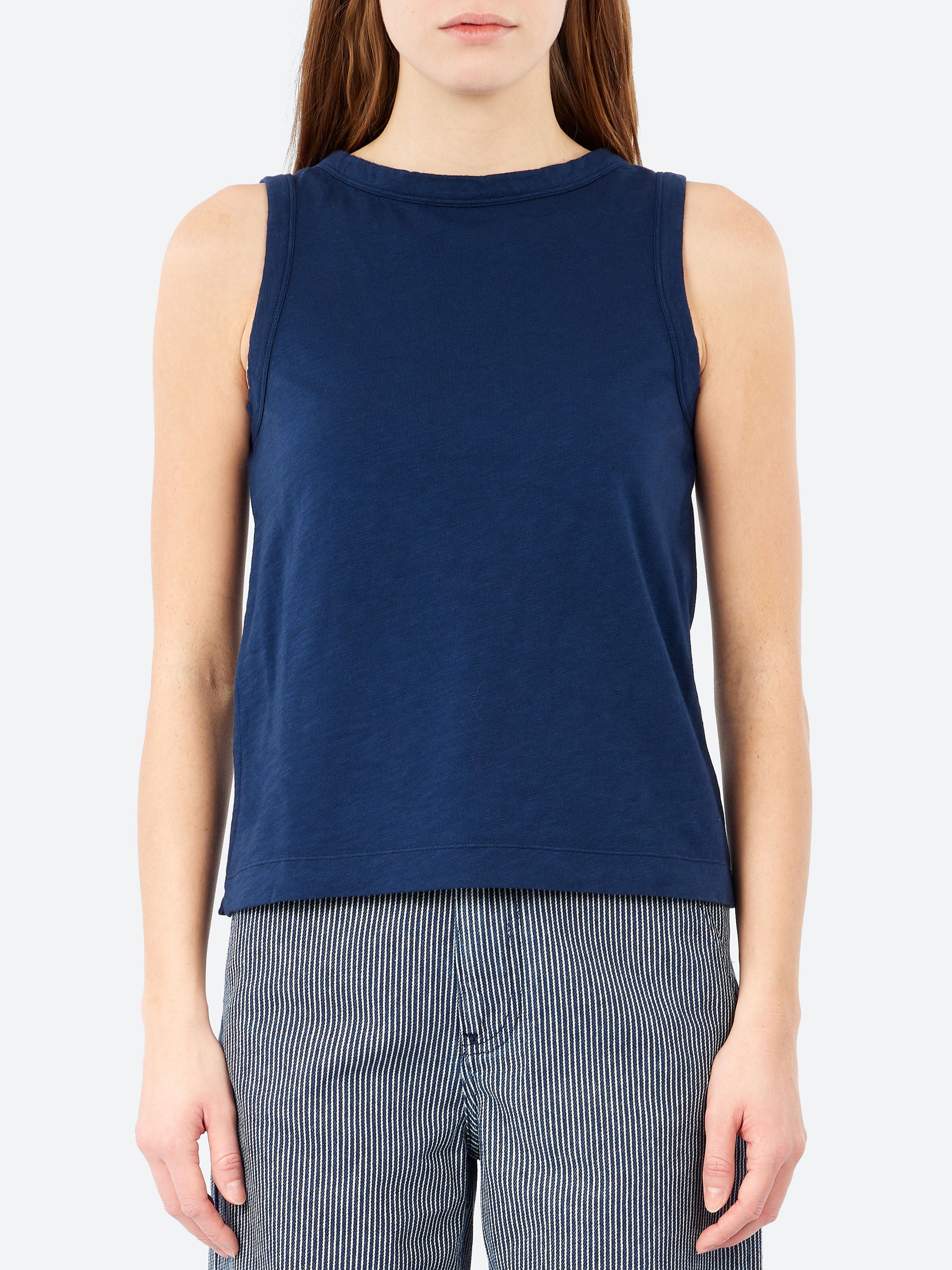 TOAST - Sian Garment Dyed Tank Top in Duffle Blue – gravitypope