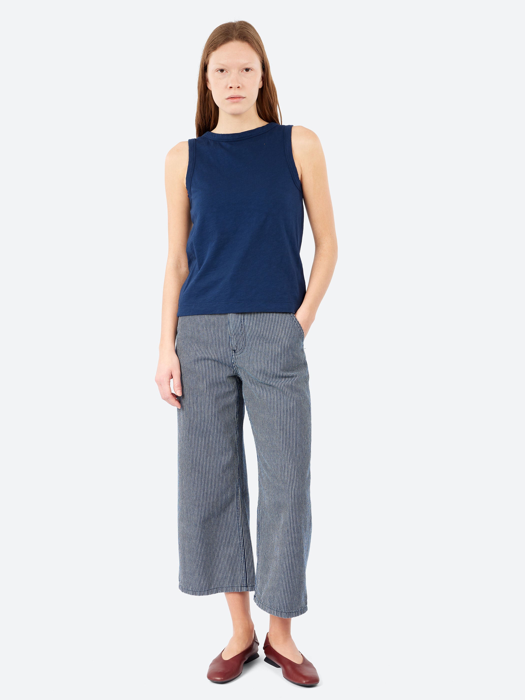 TOAST - Sian Garment Dyed Tank Top in Duffle Blue – gravitypope