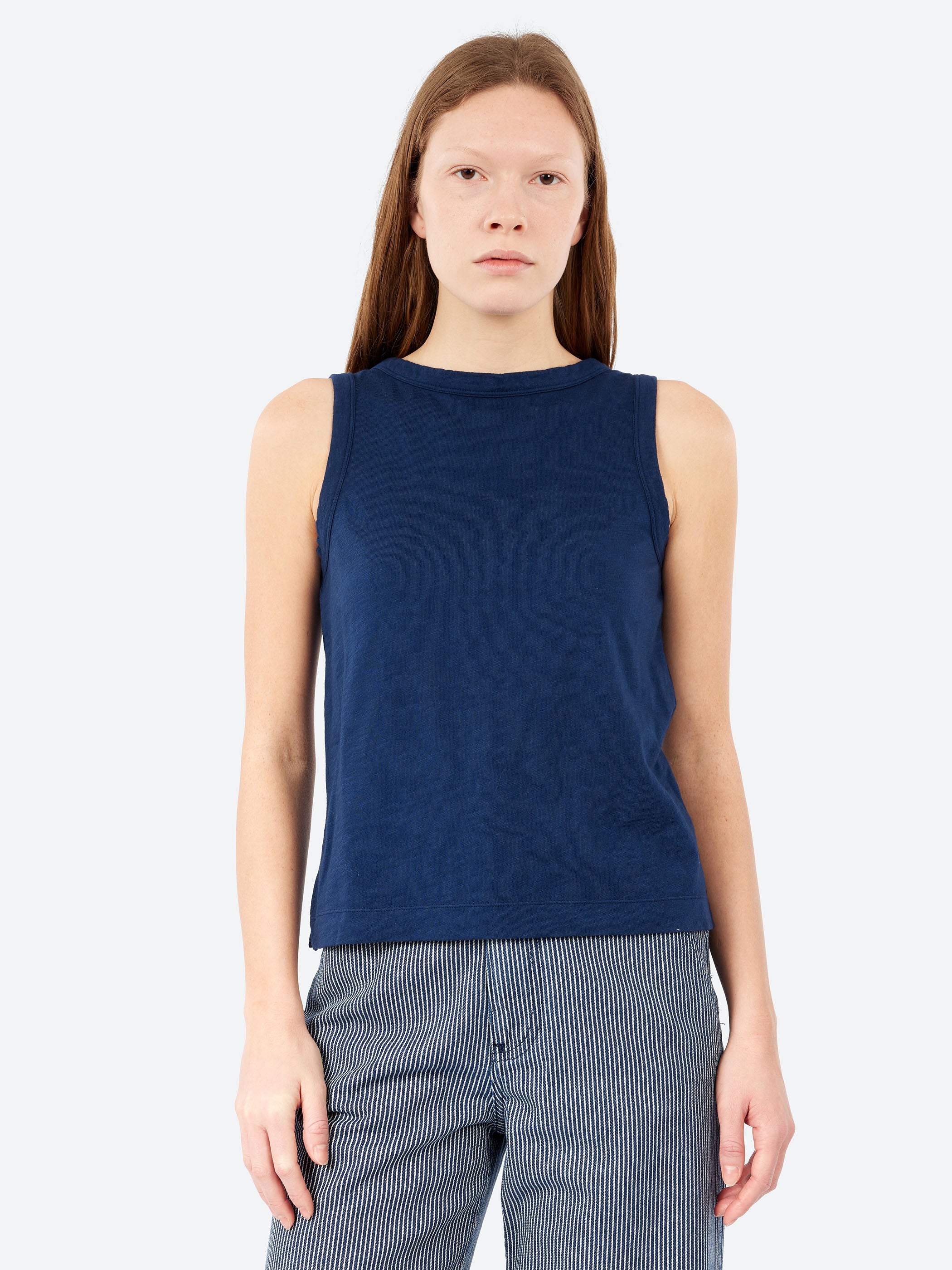TOAST - Sian Garment Dyed Tank Top in Duffle Blue – gravitypope
