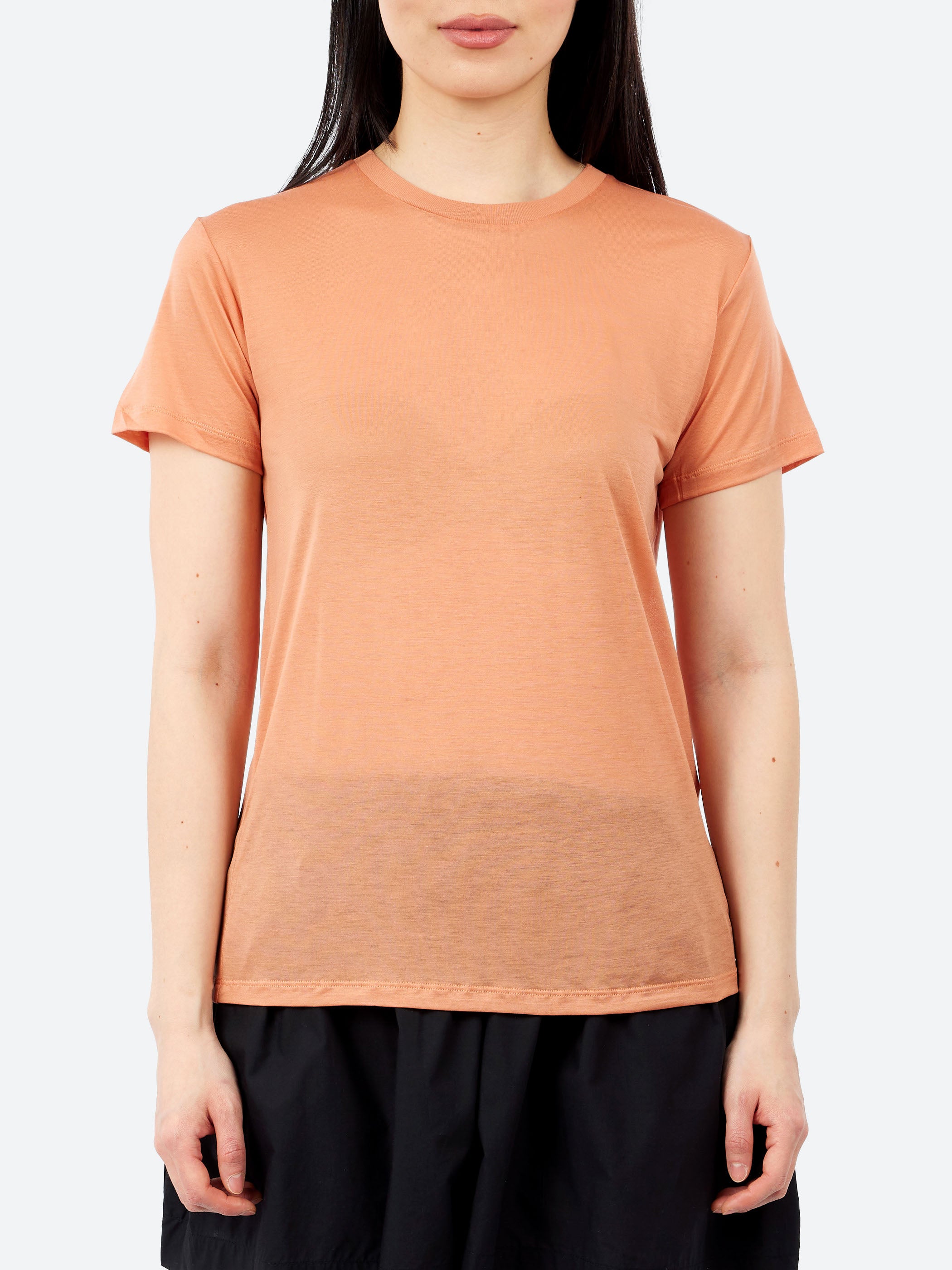 baserange Tシャツ Loose Tee Shirt in Undyed | Bamboo lyocell | Baserange