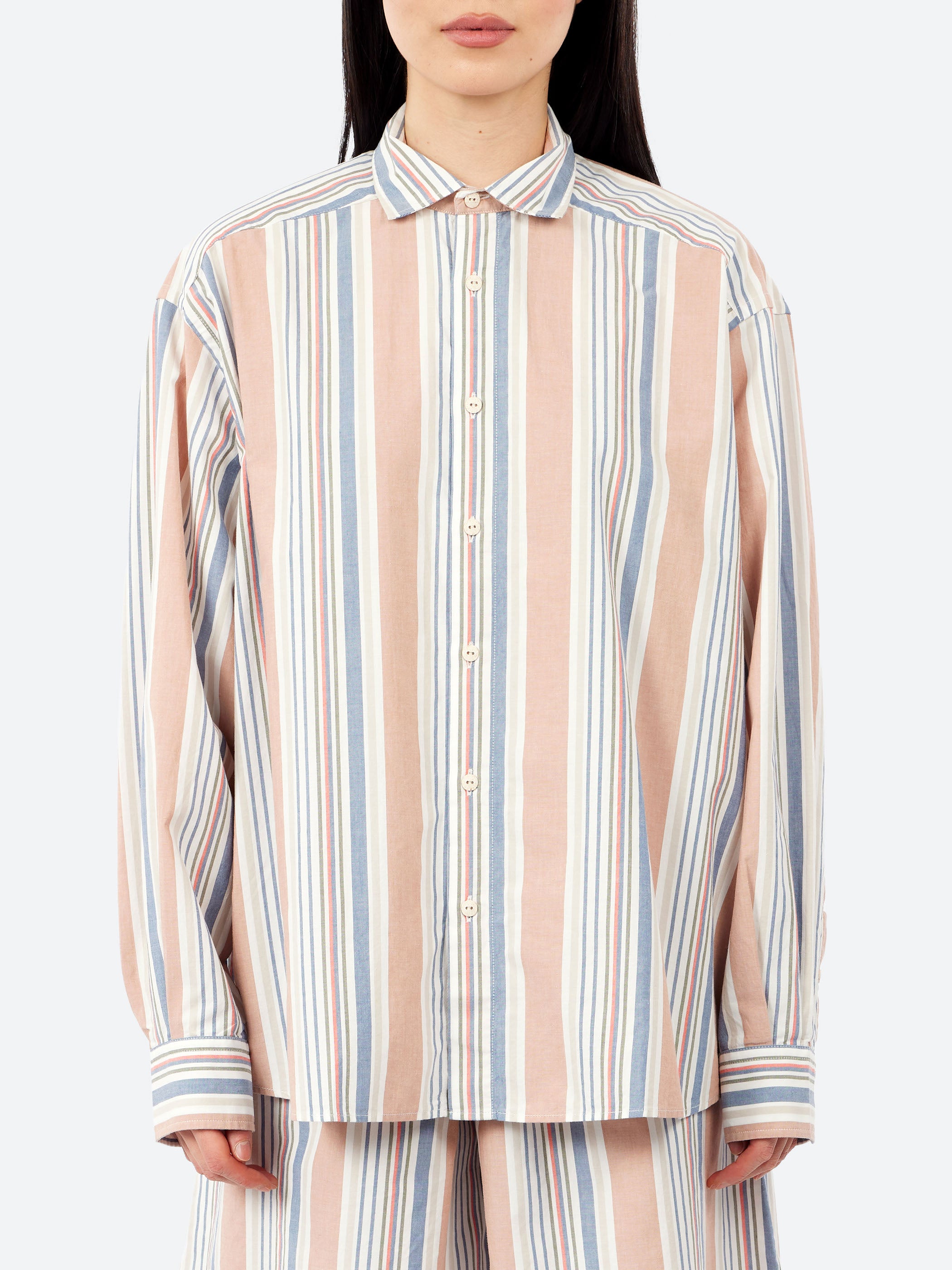 Baserange - Claude Shirt in Martinique Brick – gravitypope
