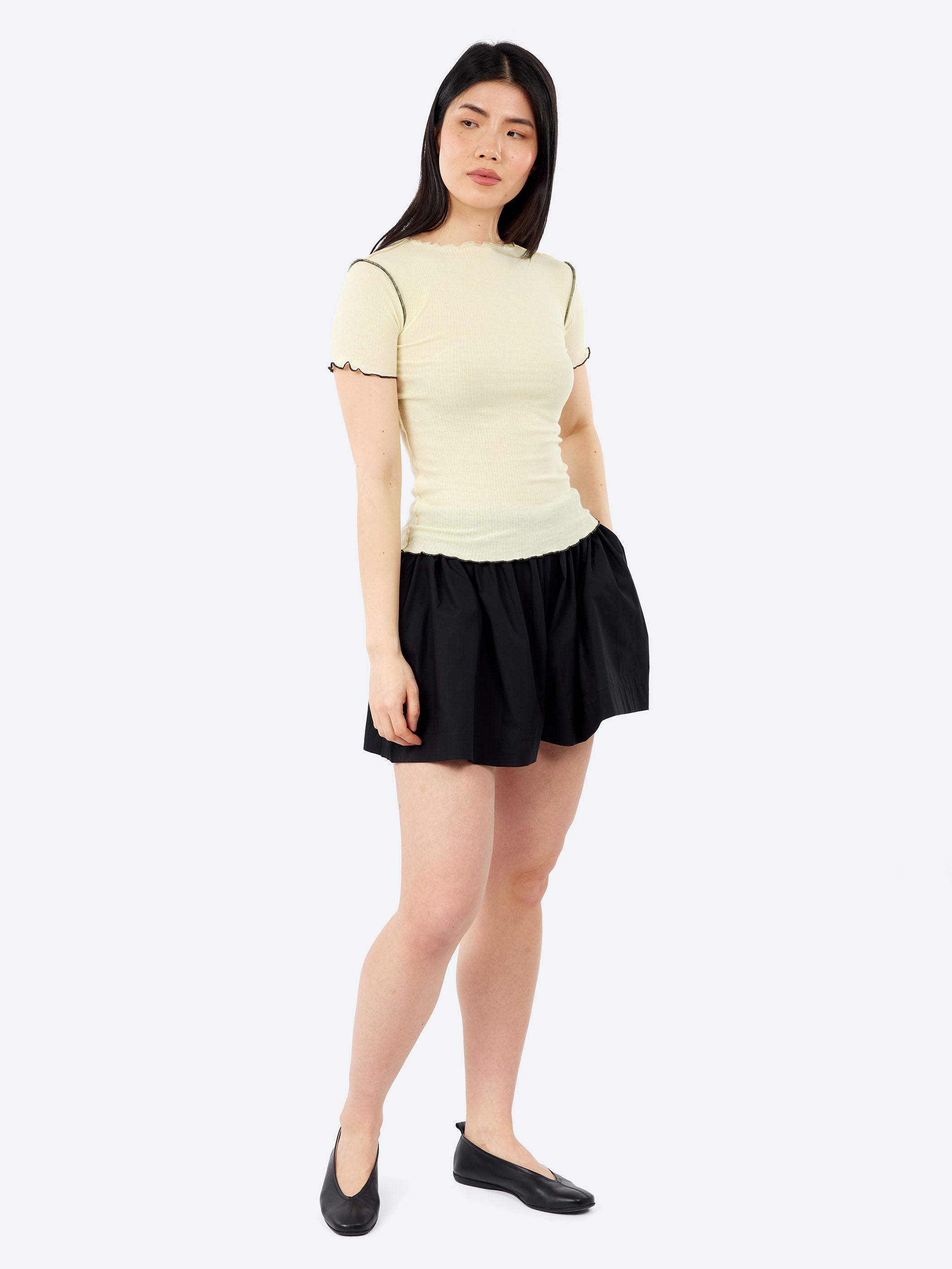 Baserange - Cable Shorts in Black – gravitypope