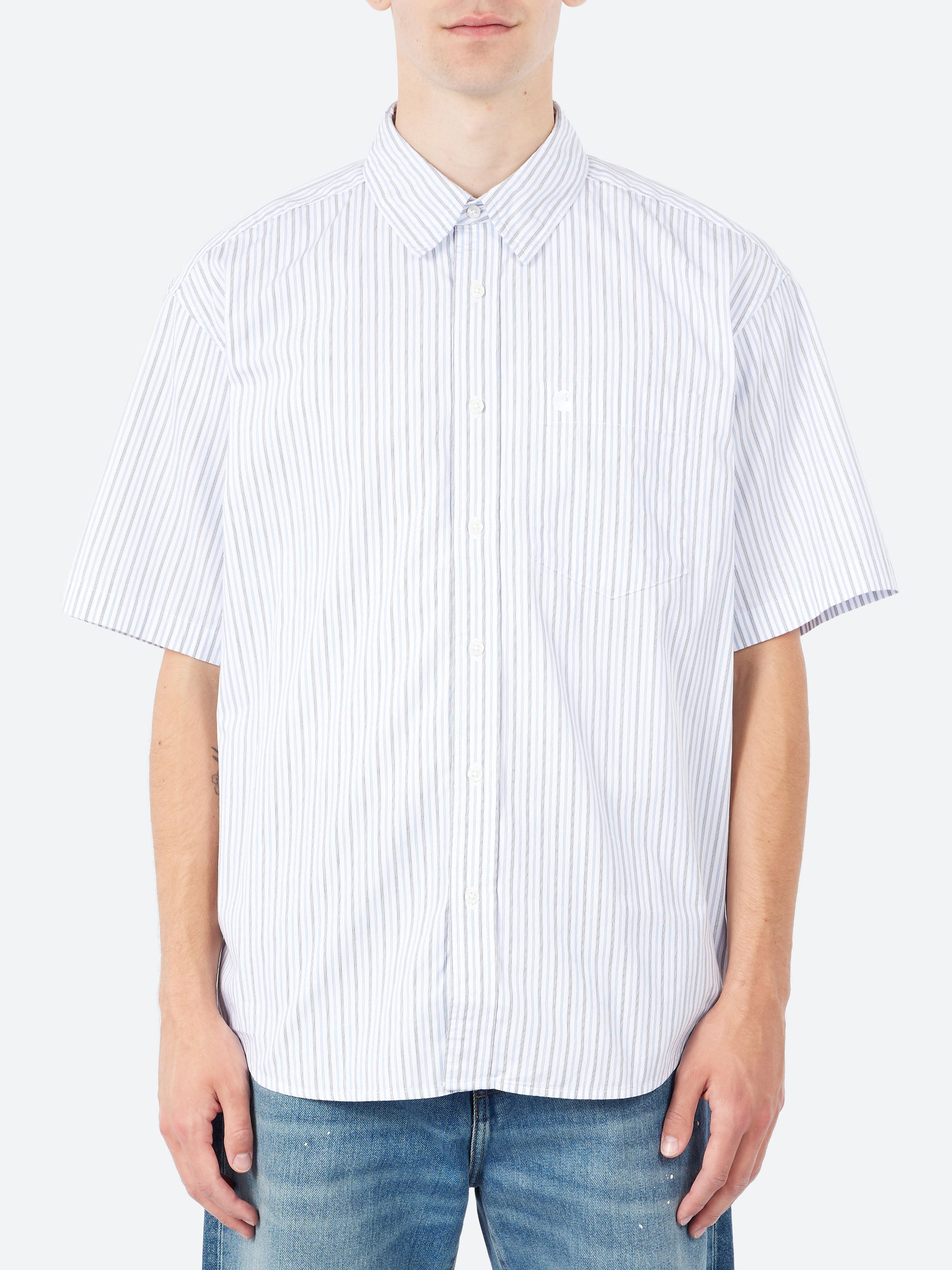 Short Sleeve Keene Stripe Shirt