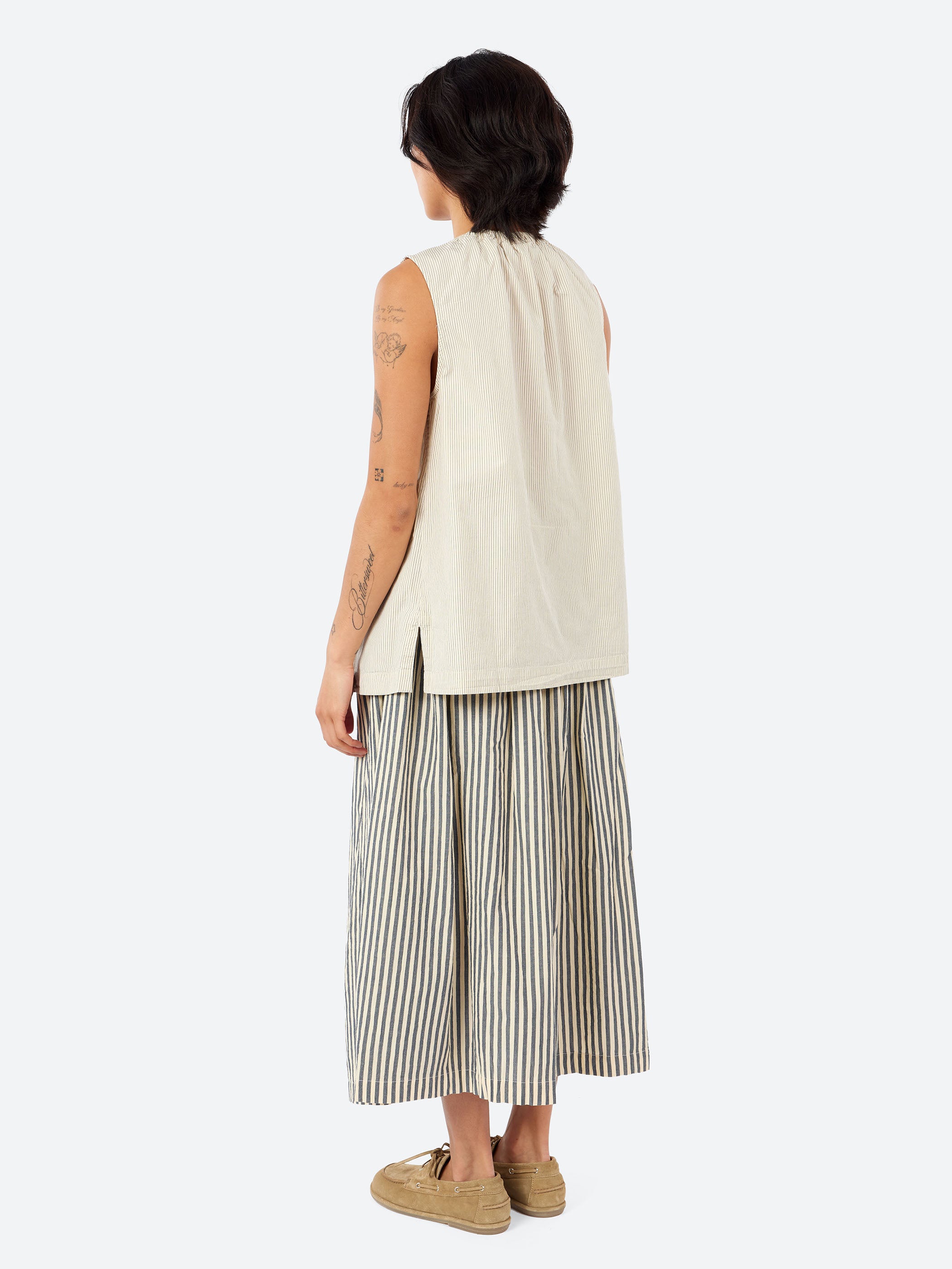Mini Stripe Cotton Top
