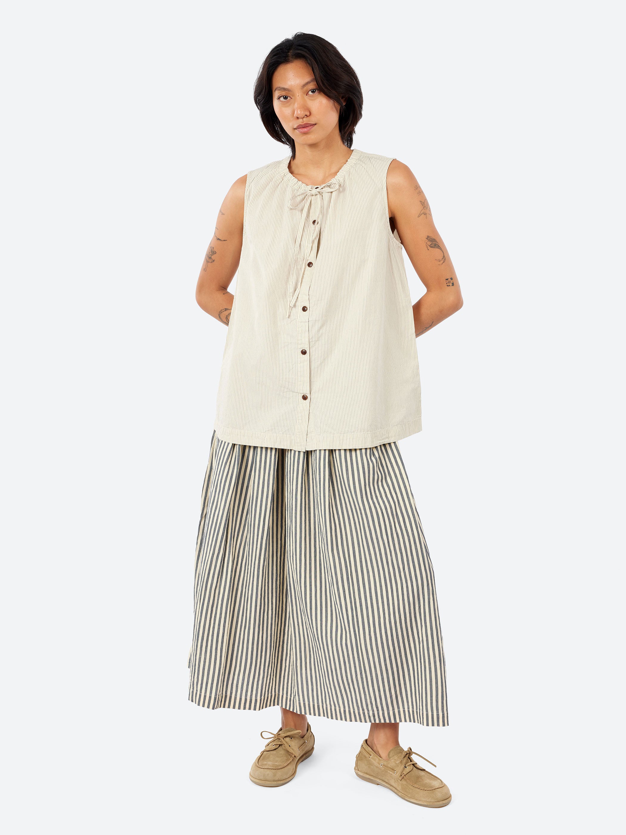 Mini Stripe Cotton Top