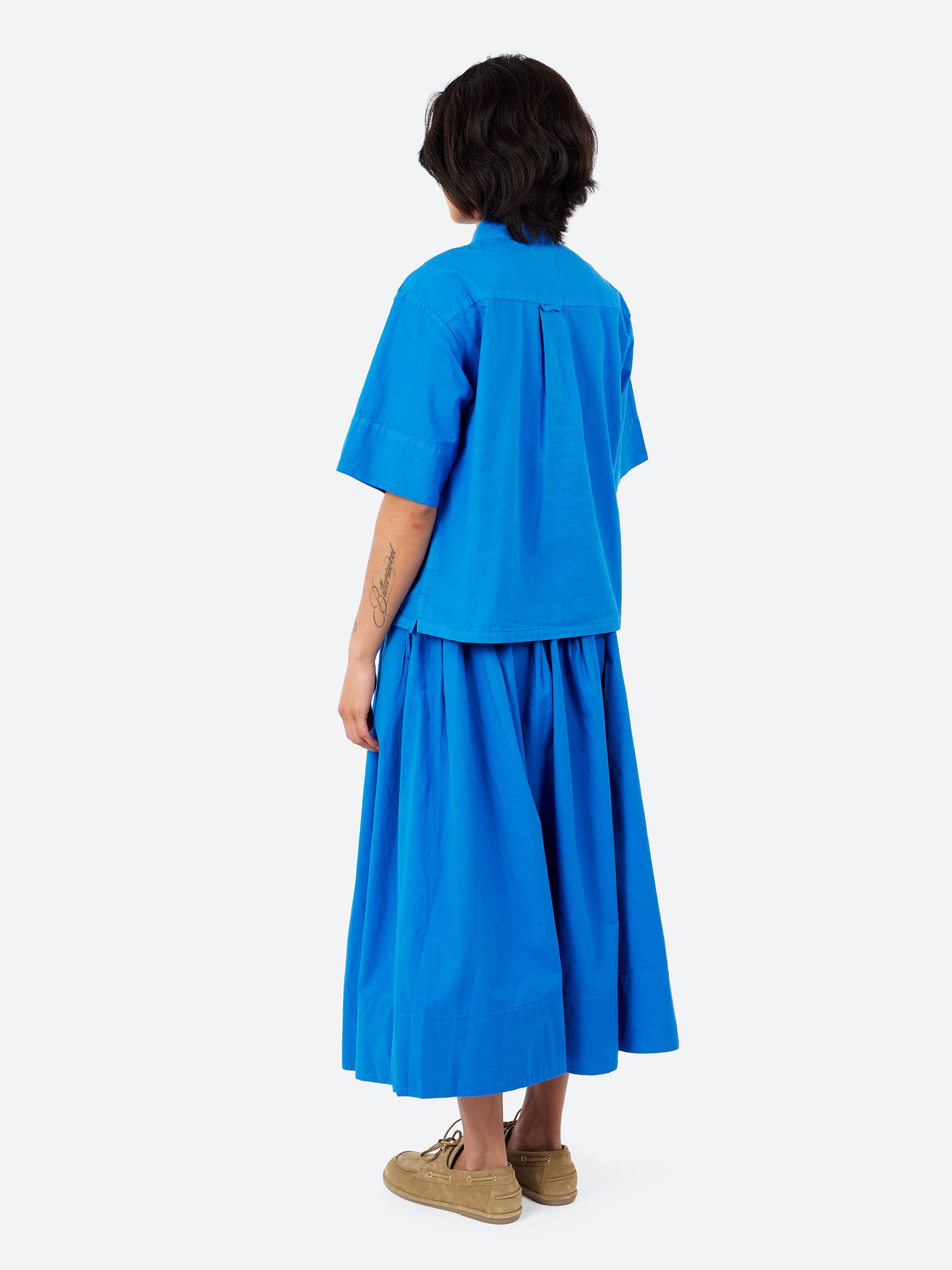 Cotton Linen Poplin Shirt