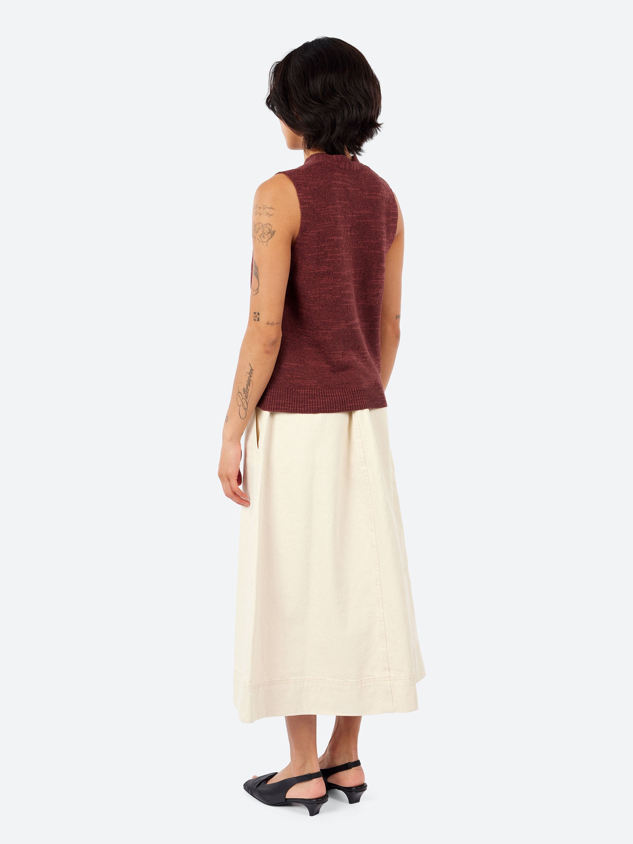 Fine Knitted Linen Cotton Tank