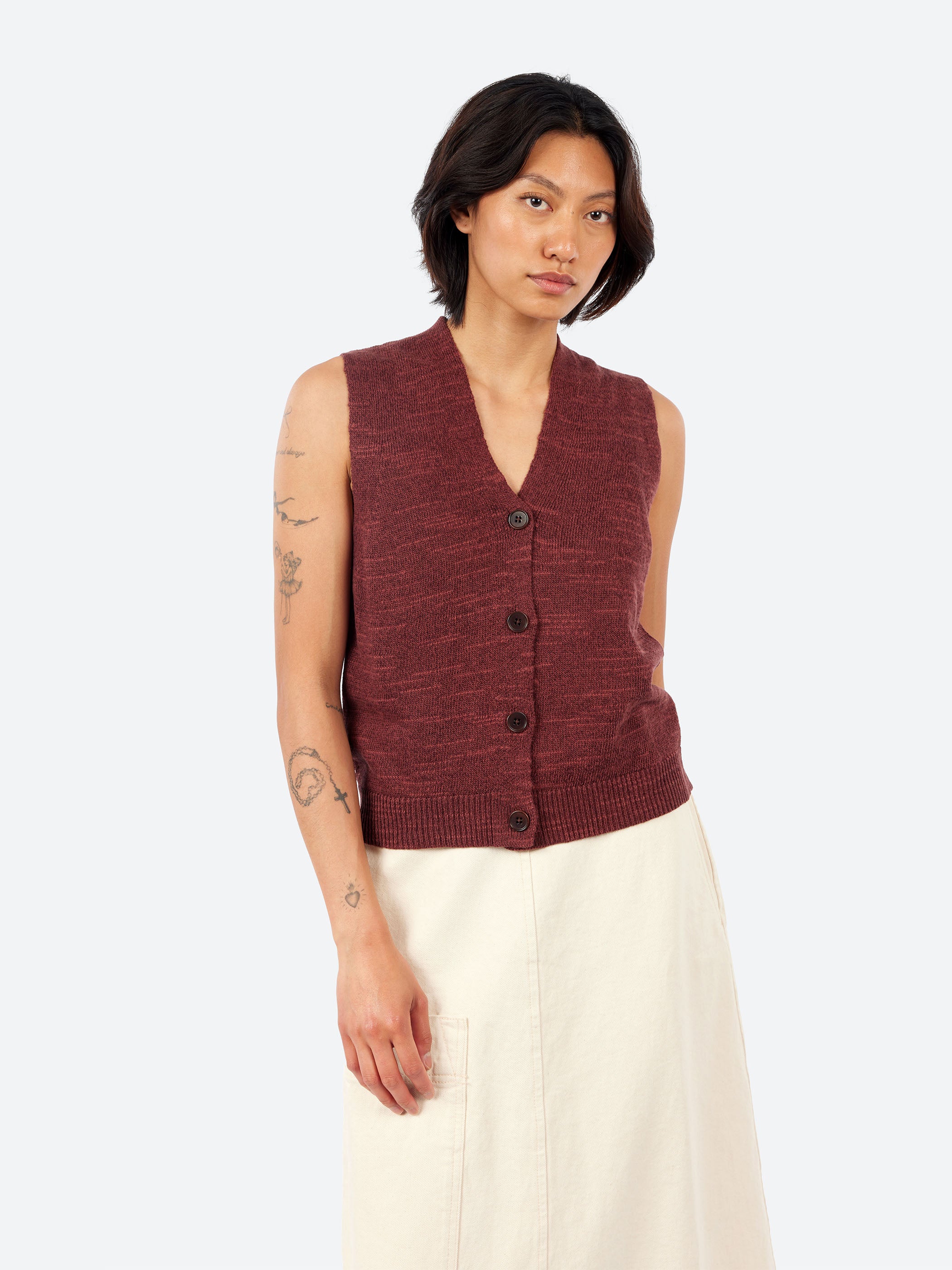 Fine Knitted Linen Cotton Tank