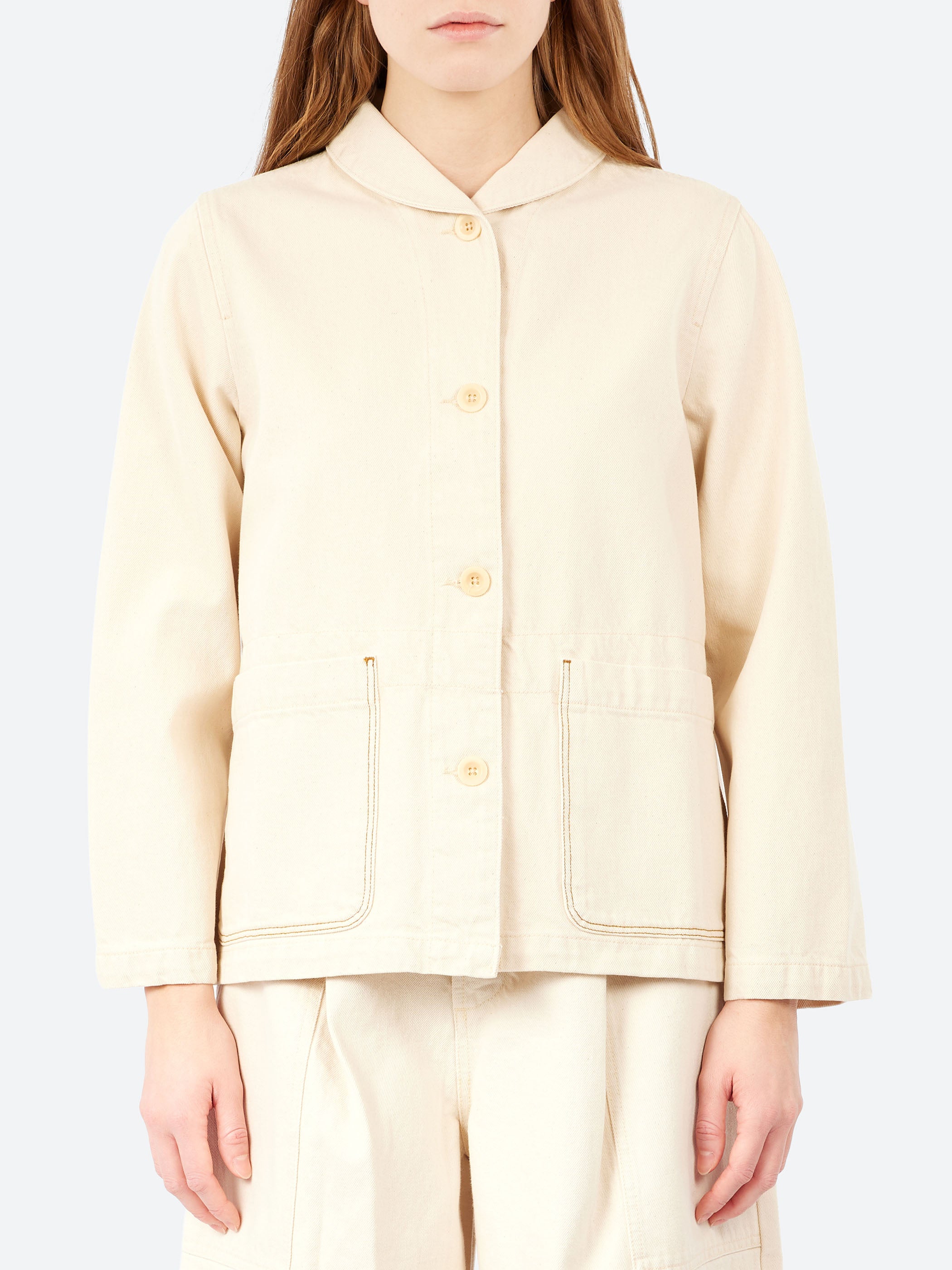 Hal Ecru Denim Workwear Jacket
