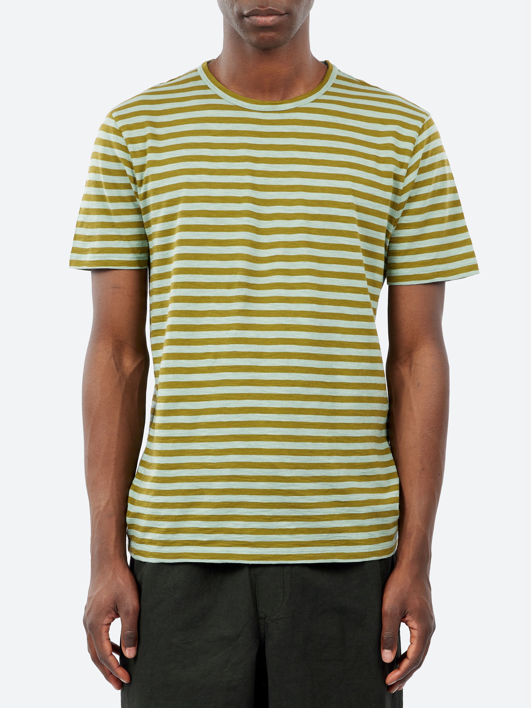 Theo Stripe Lightweight Cotton Tee