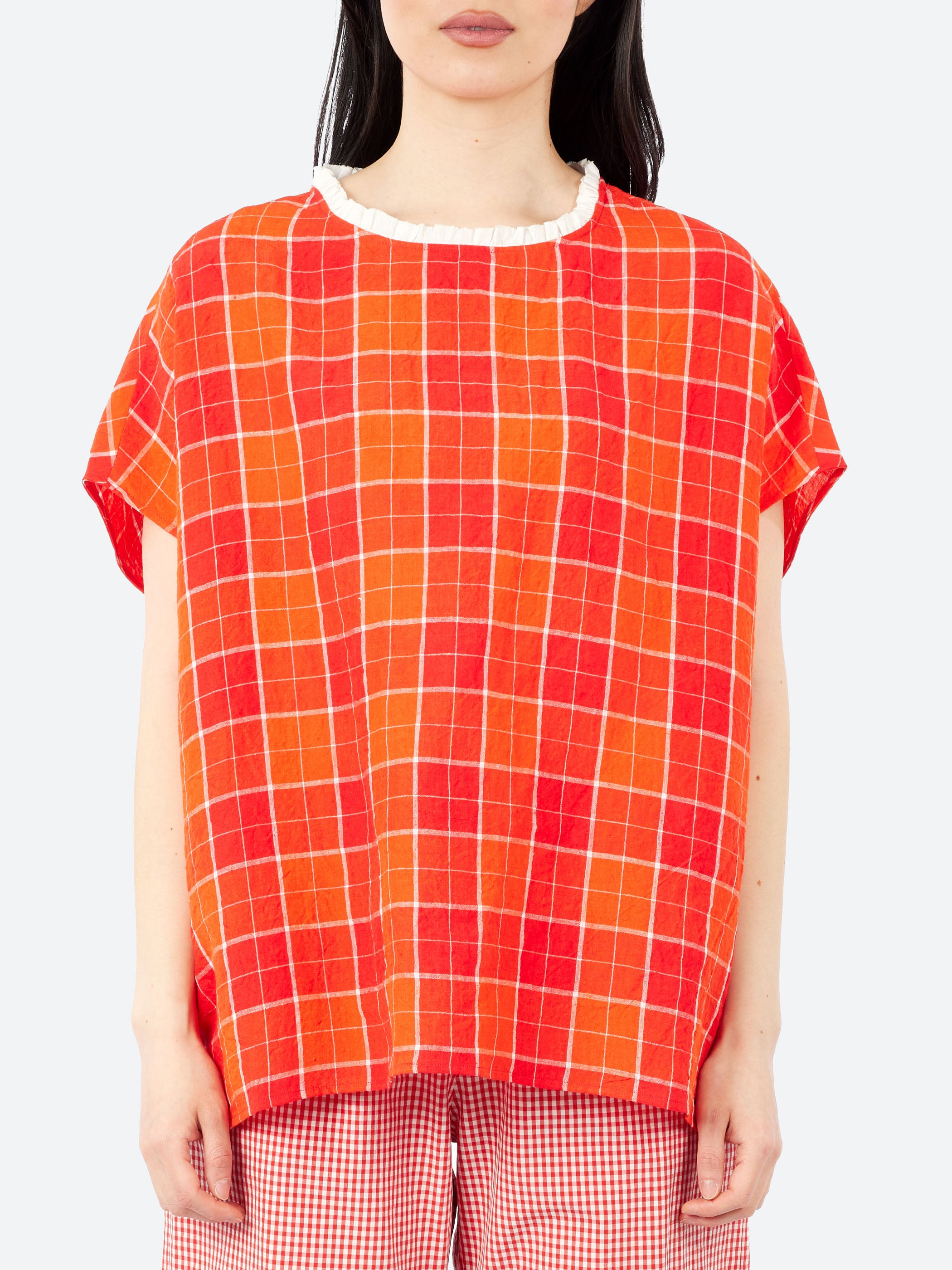 P2057 Drop Shoulder Blouse