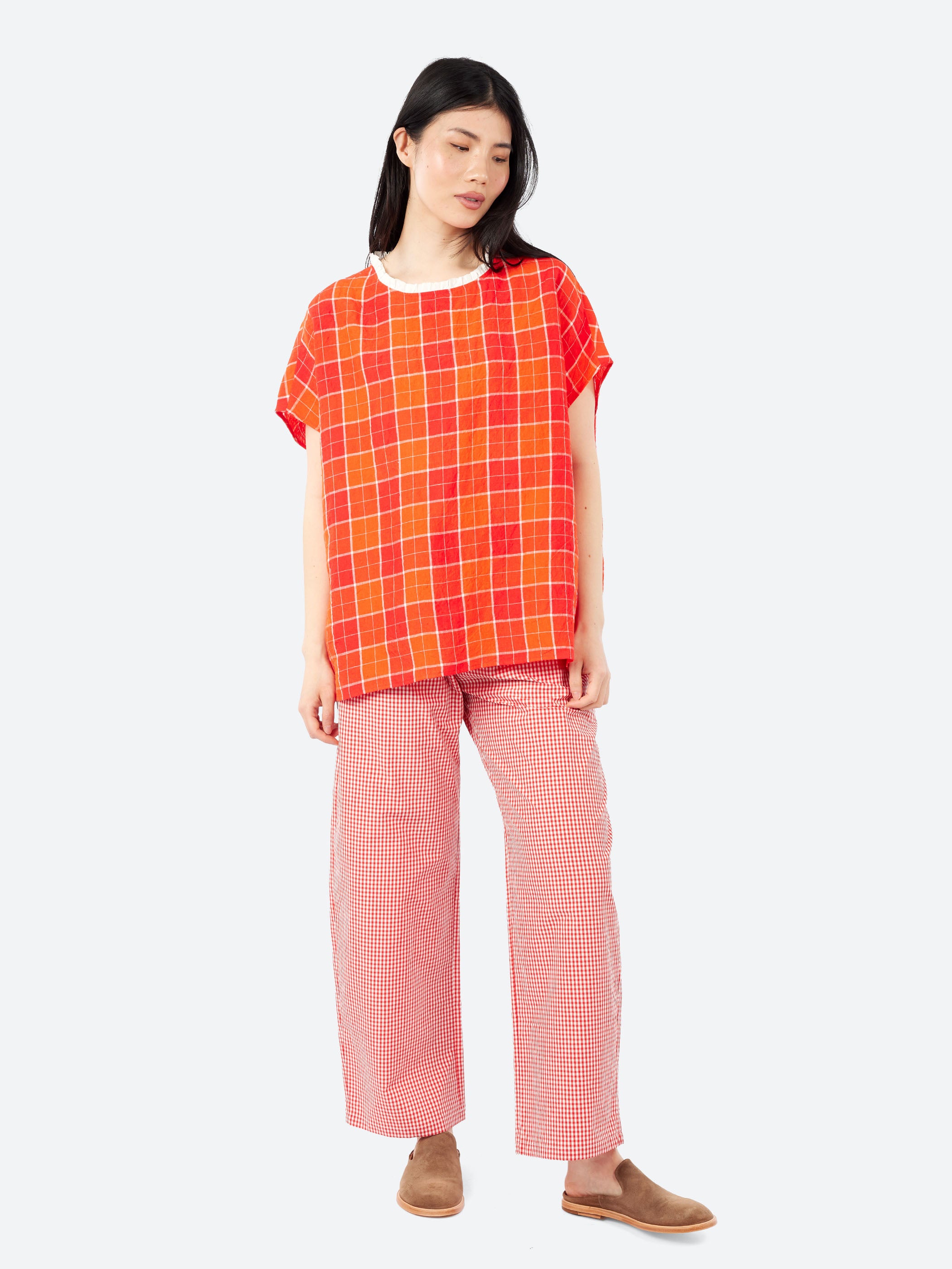 P2057 Drop Shoulder Blouse