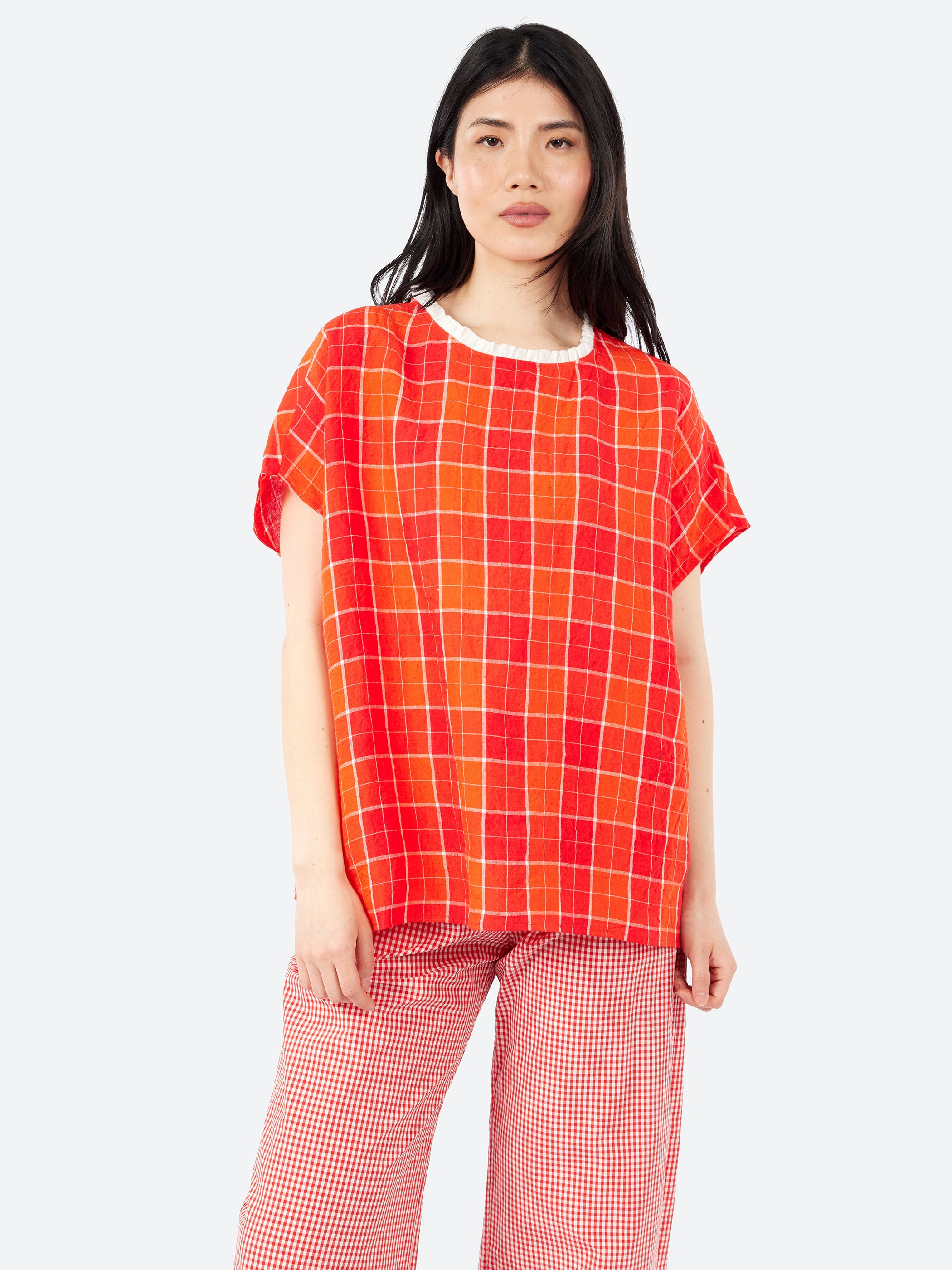 P2057 Drop Shoulder Blouse