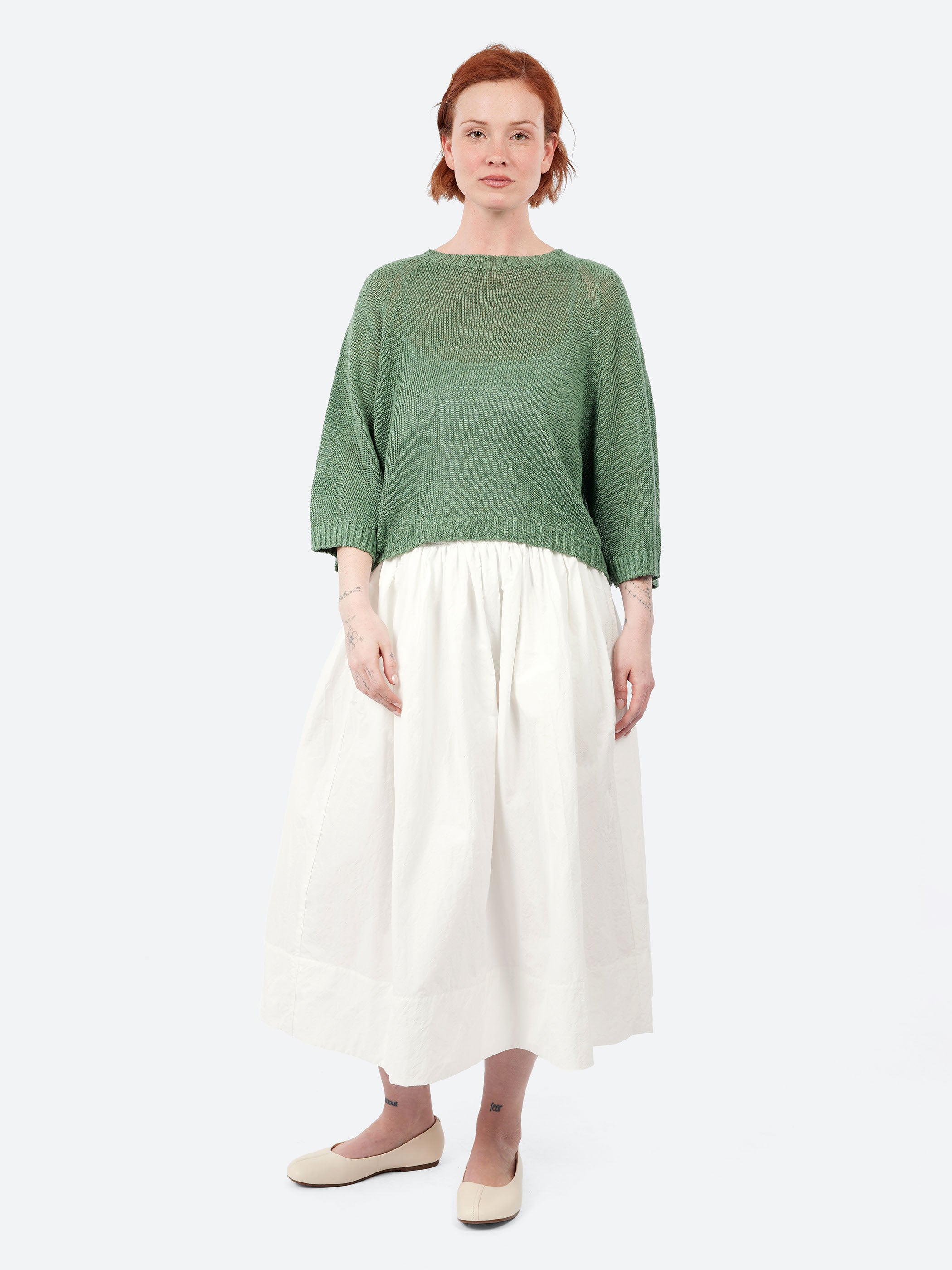 P1569 Gathered Waist Skirt