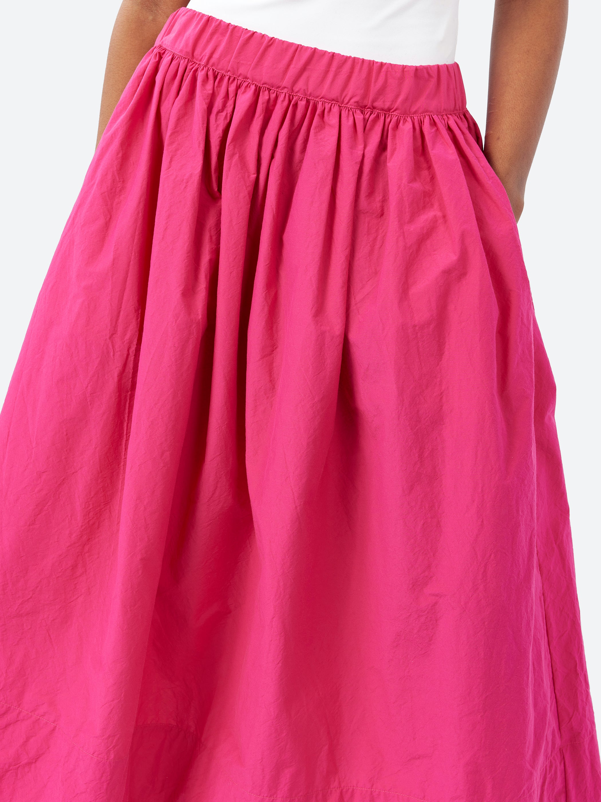 P1569 Gathered Waist Skirt