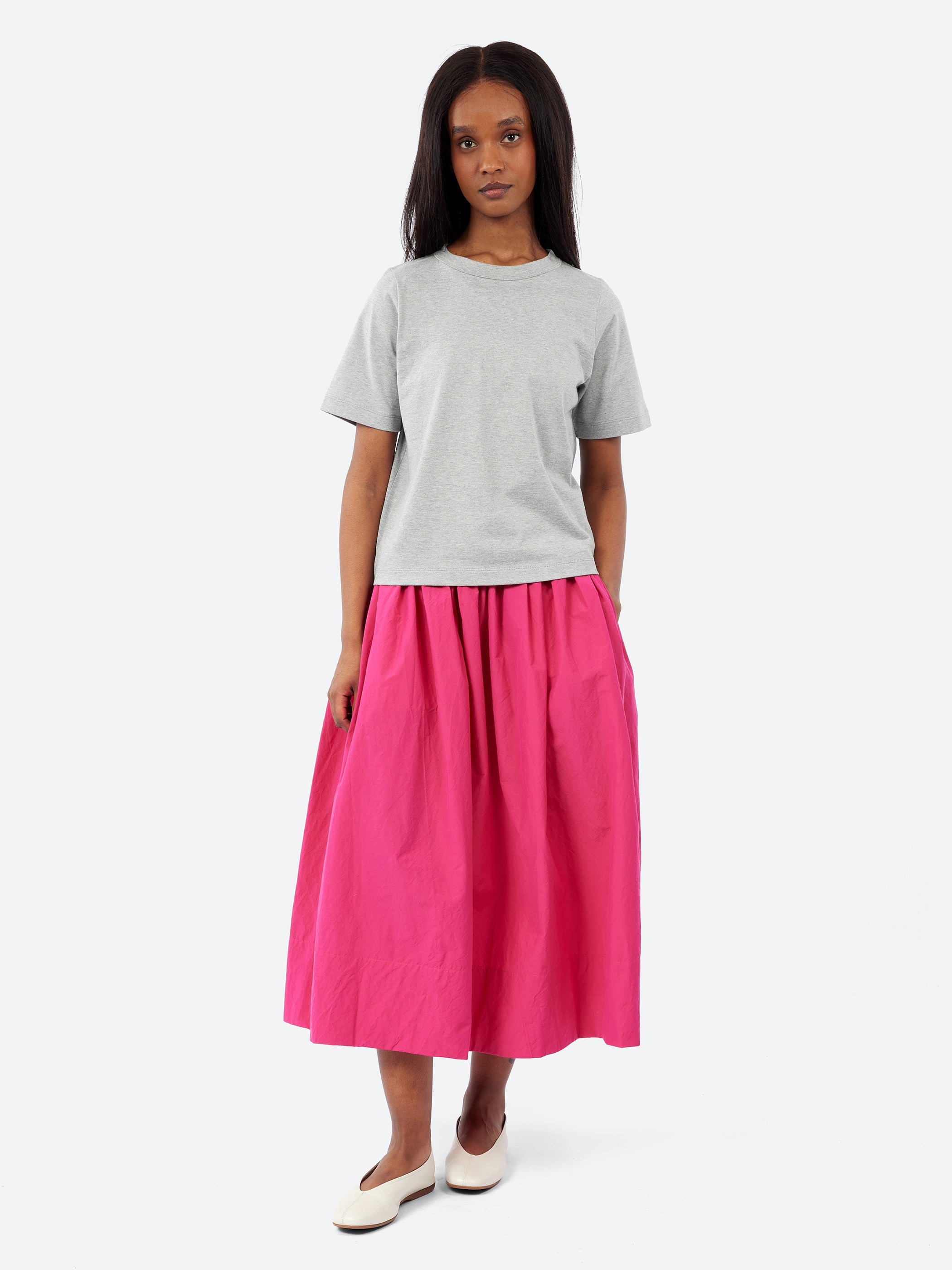 P1569 Gathered Waist Skirt