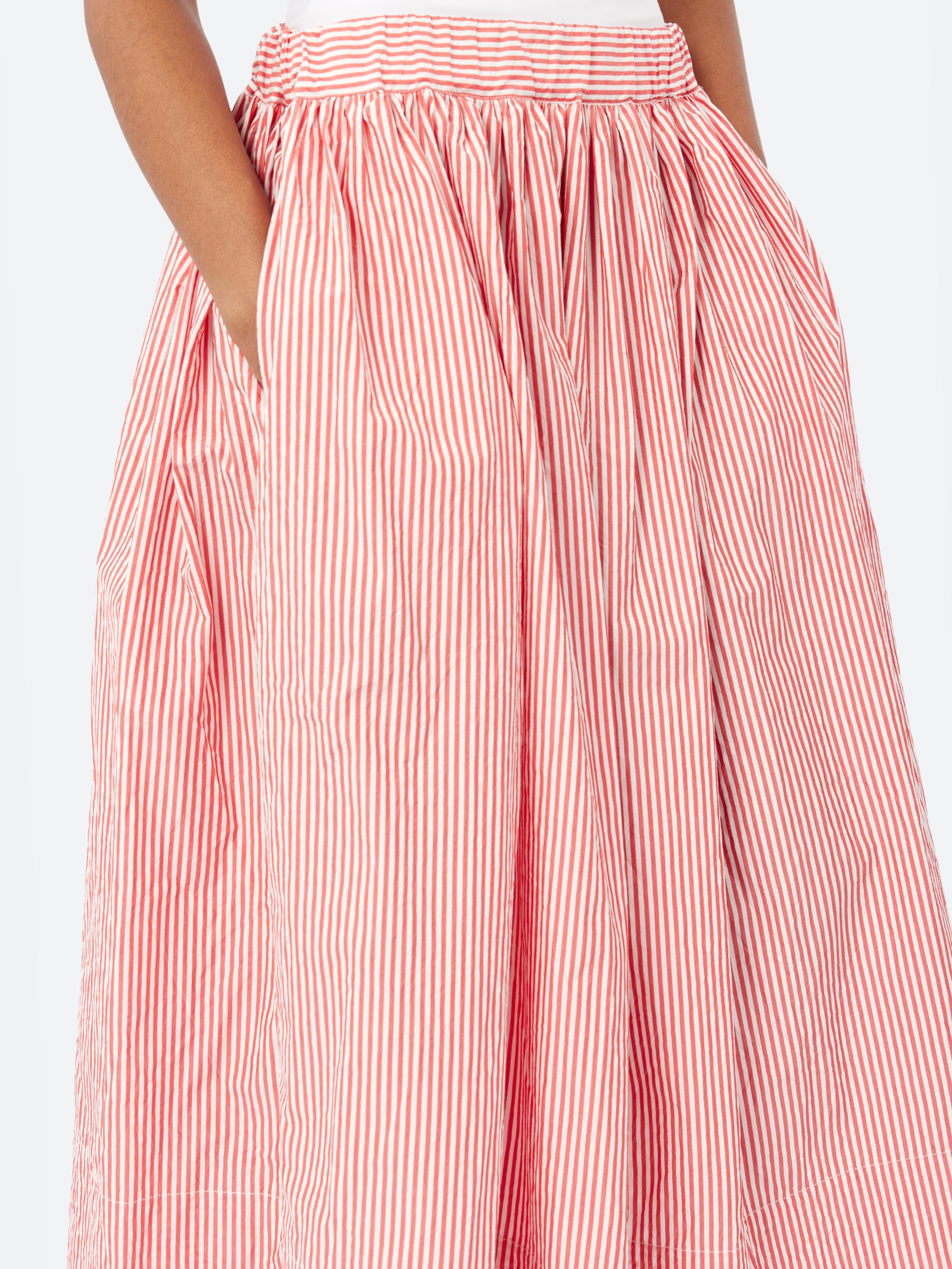 P1569 Gathered Waist Skirt