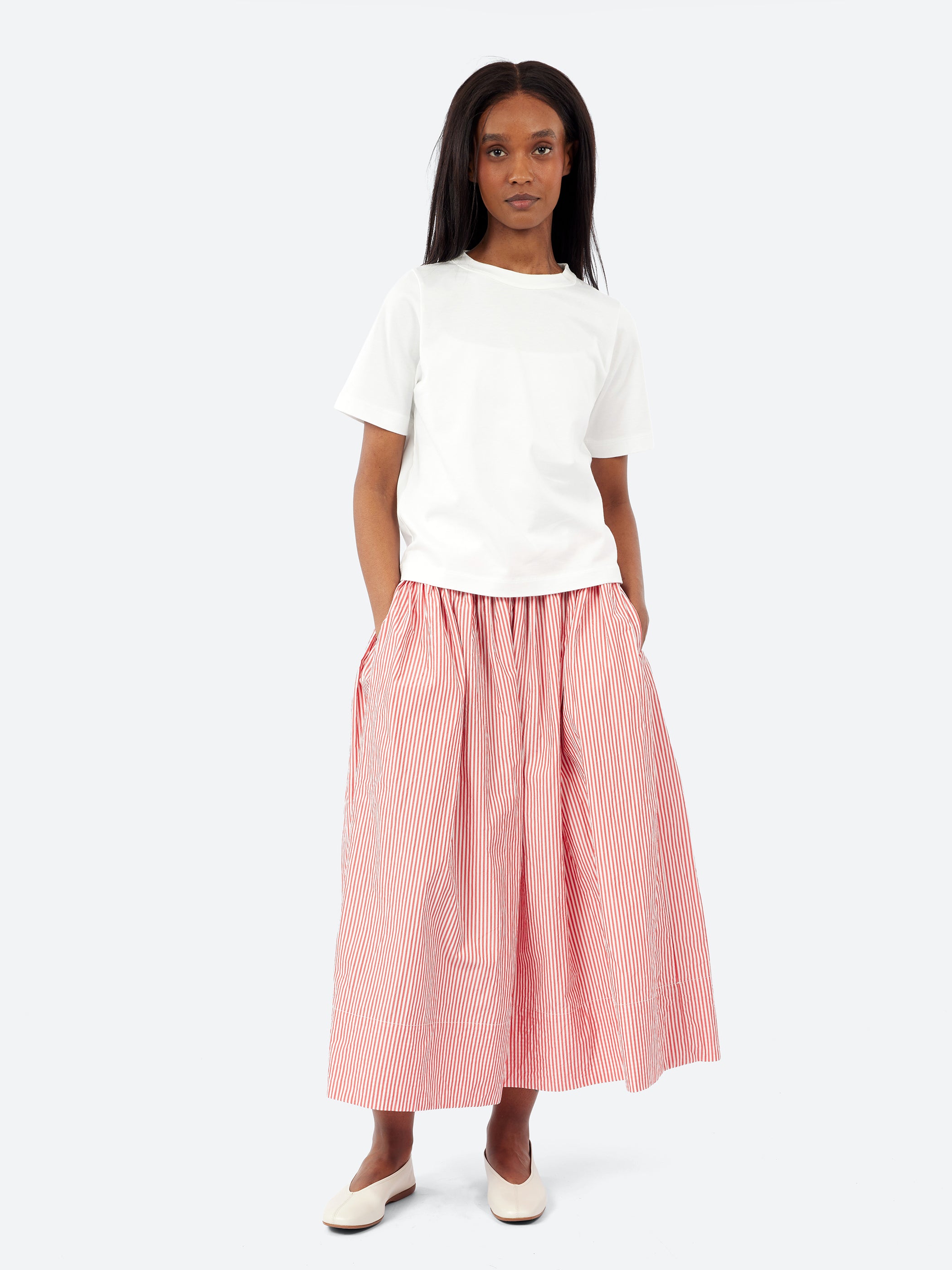 P1569 Gathered Waist Skirt