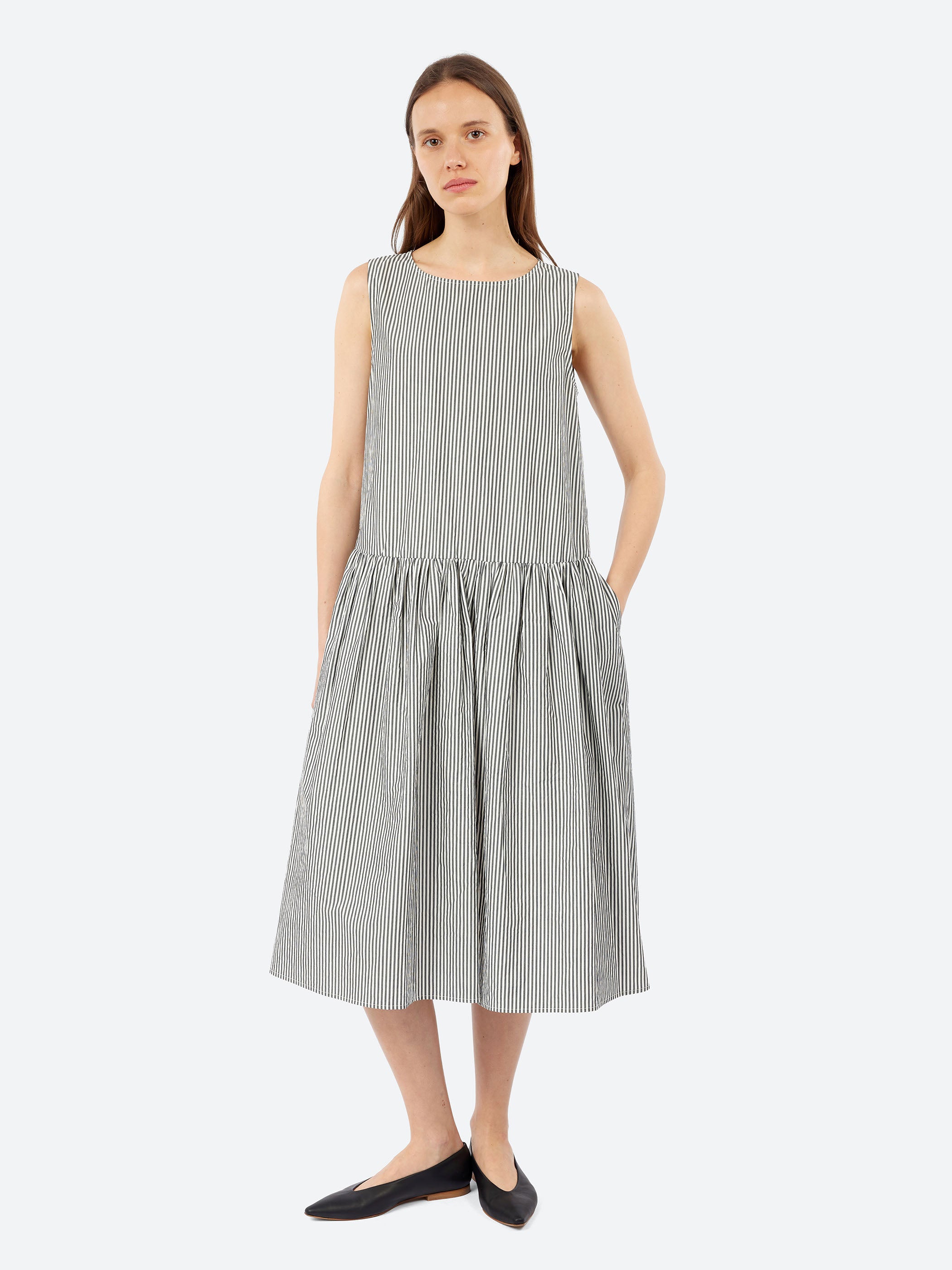 P2059 Gathered Waist Dress