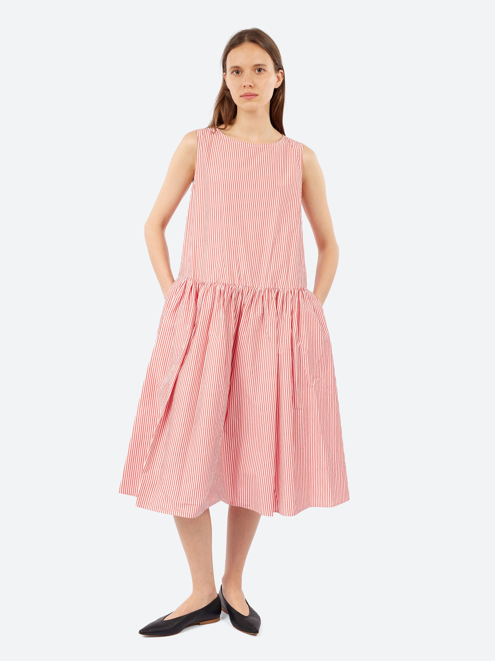 P2059 Gathered Waist Dress