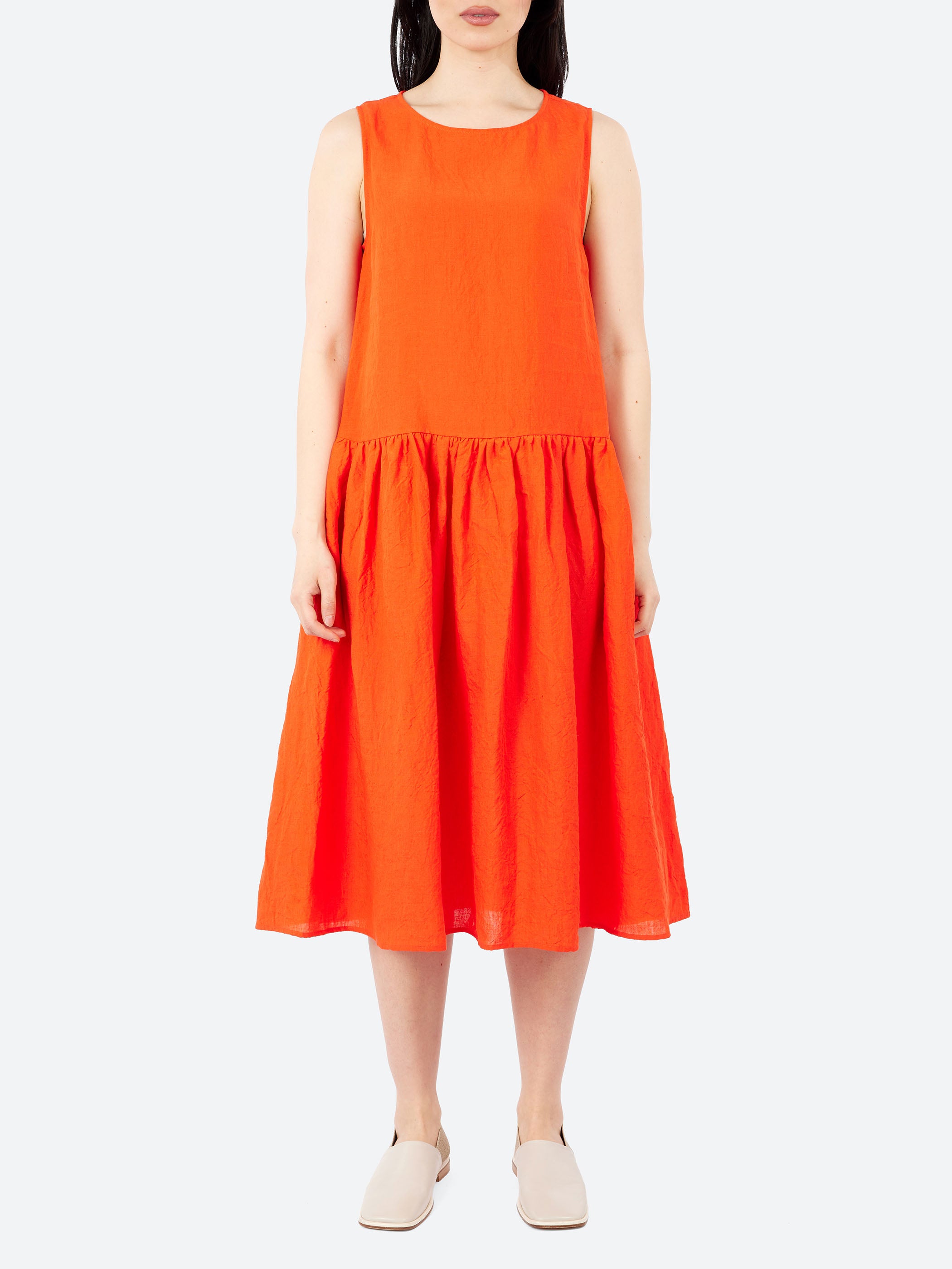 P2059 Gathered Waist Dress